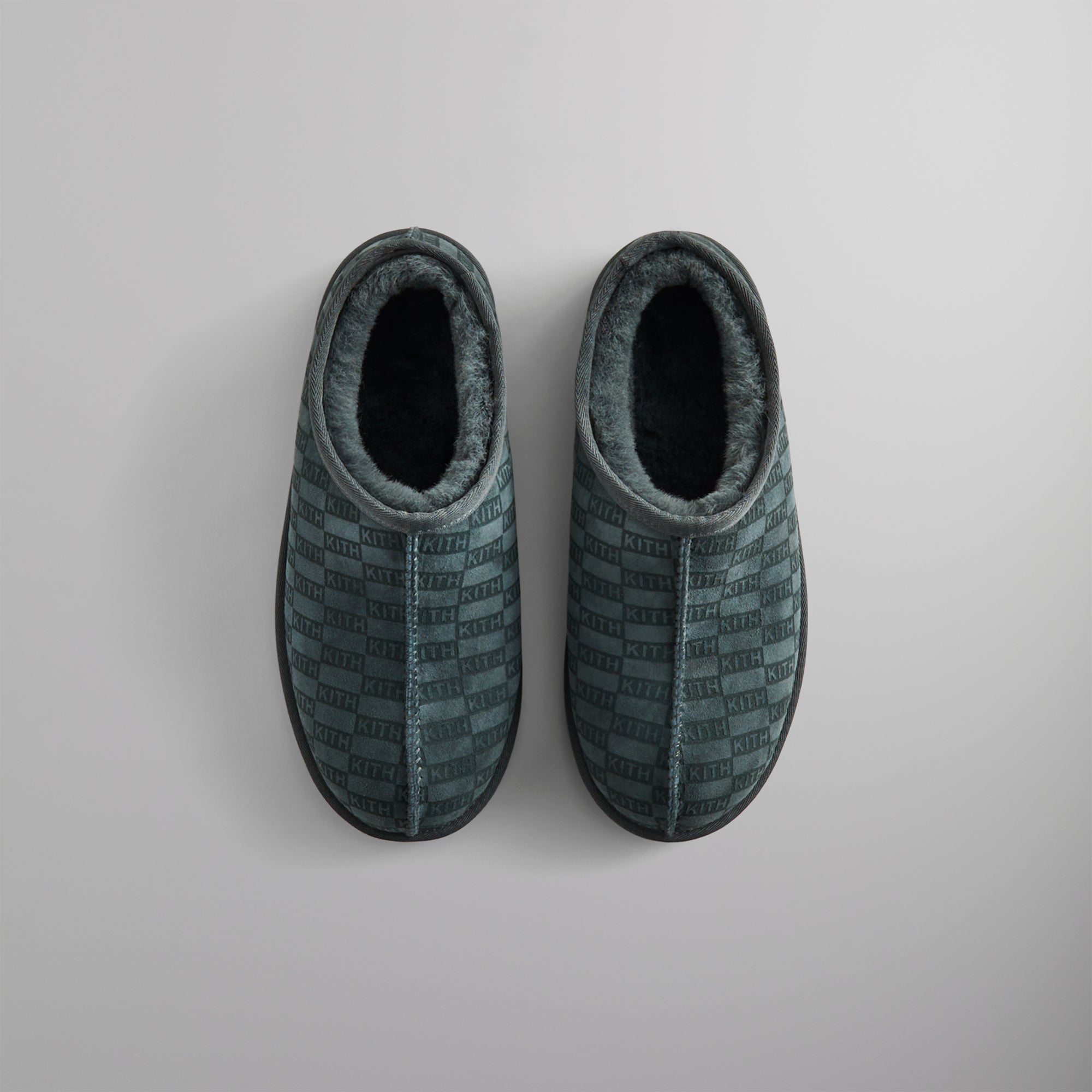 Kithmas Monogram Shearling Slippers - Stadium – Kith Europe