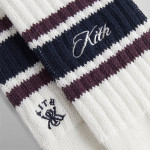 Kith Striped Chunky Crew Socks - Rave