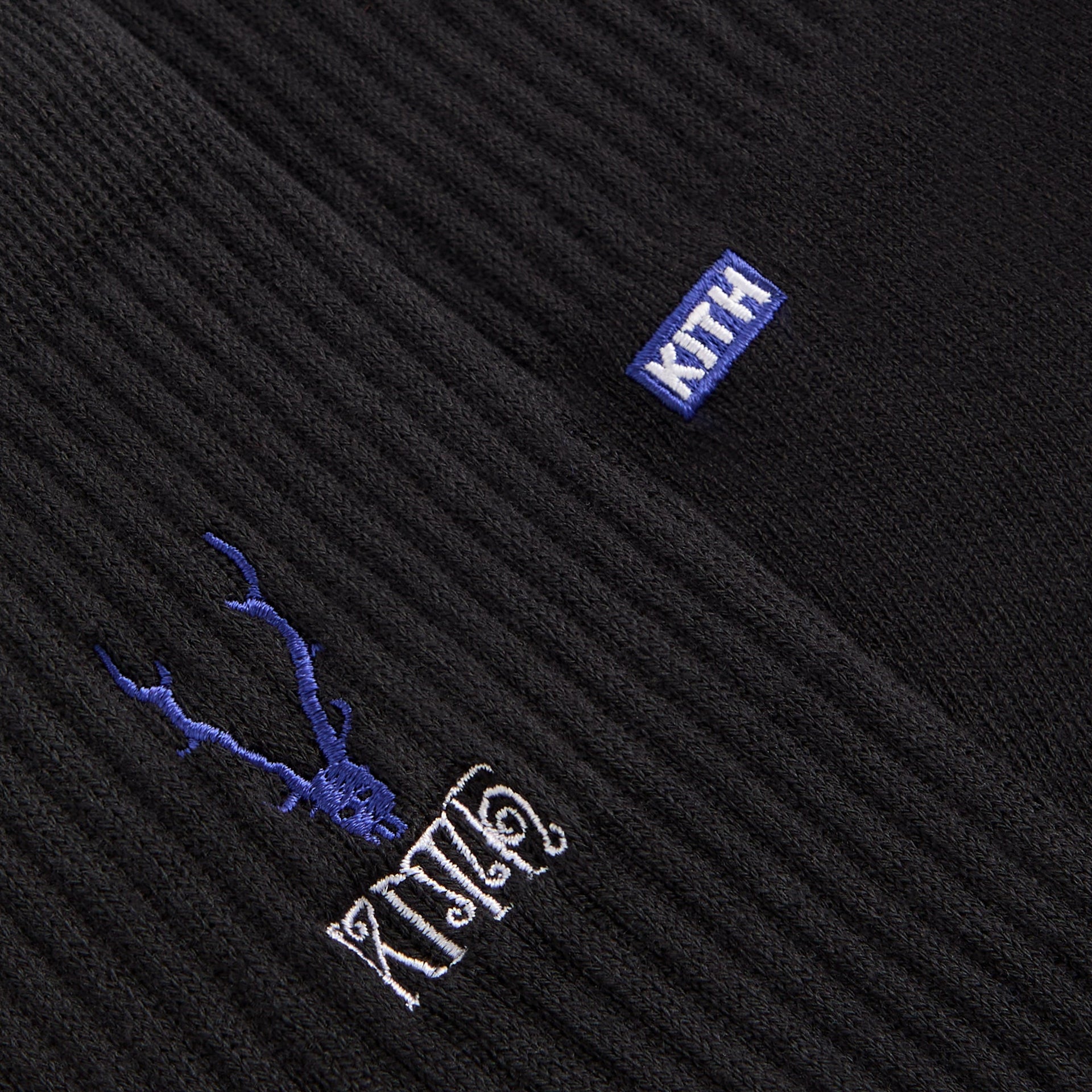 Kith & South2 West8 for Columbia Embroidered Logo Crew Socks - Black