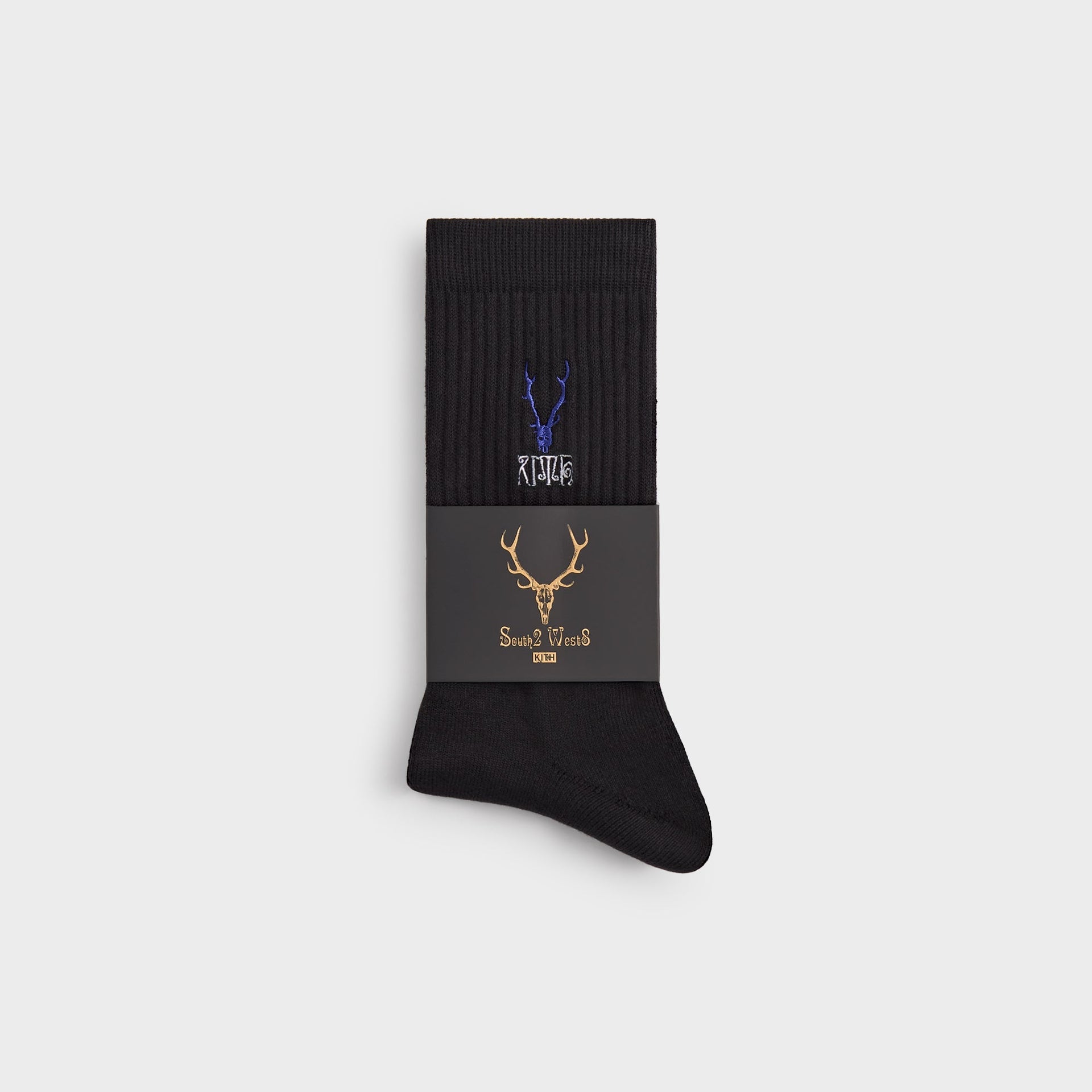 Kith & South2 West8 for Columbia Embroidered Logo Crew Socks - Black PH