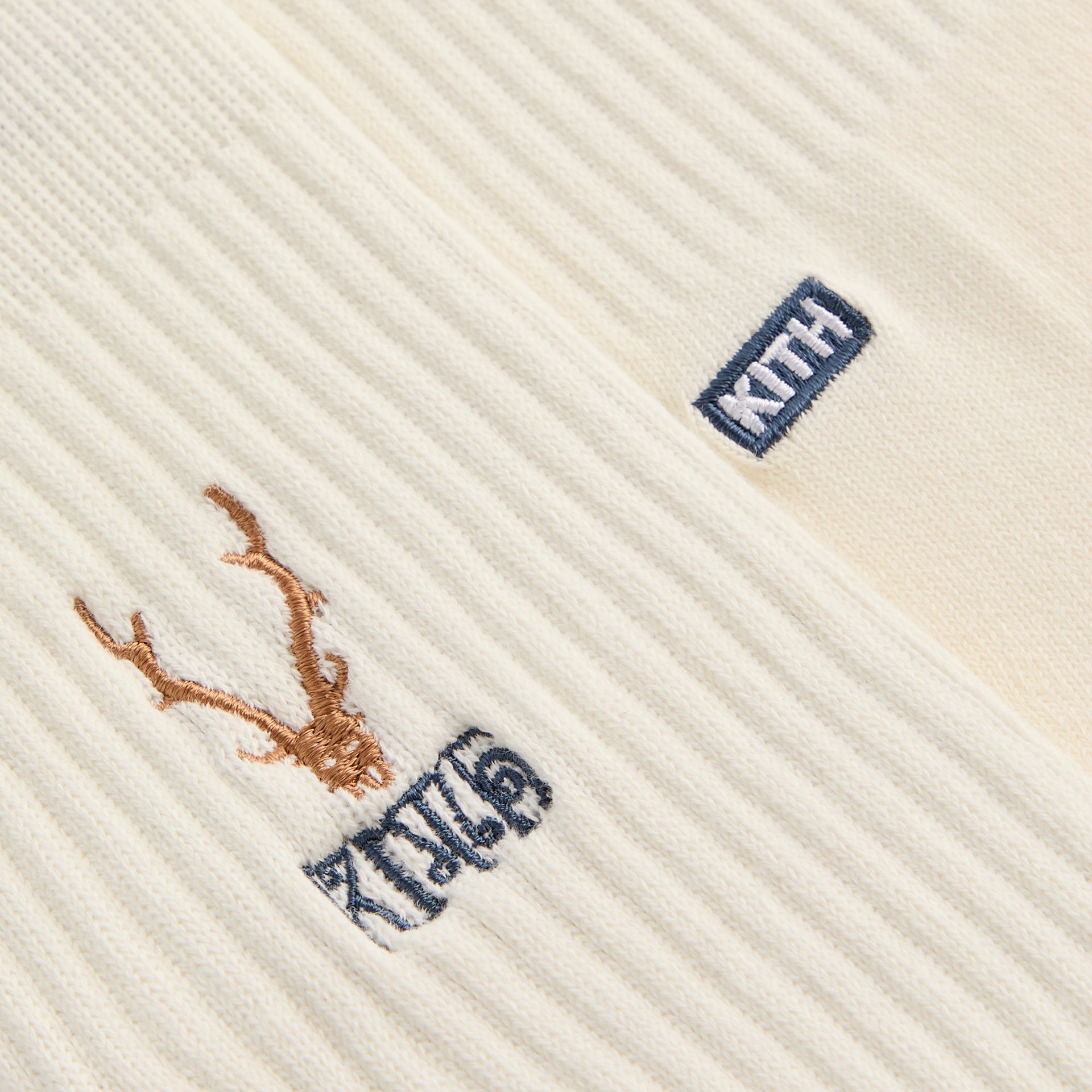 Kith for South2 West8 Embroidered Logo Crew Socks - Silk