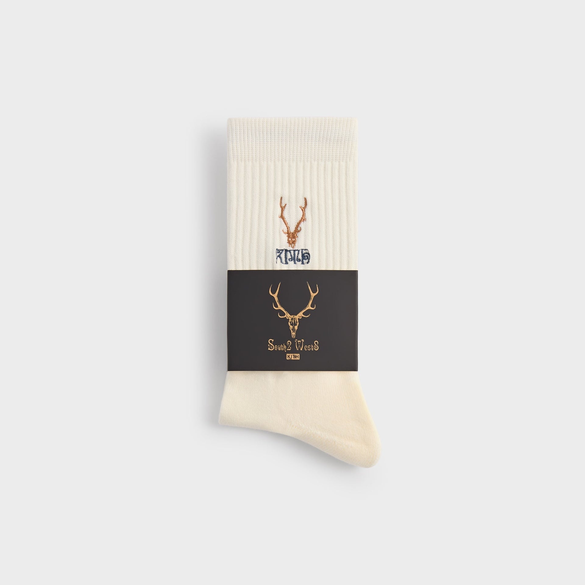 Kith & South2 West8 for Columbia Embroidered Logo Crew Socks - Silk PH