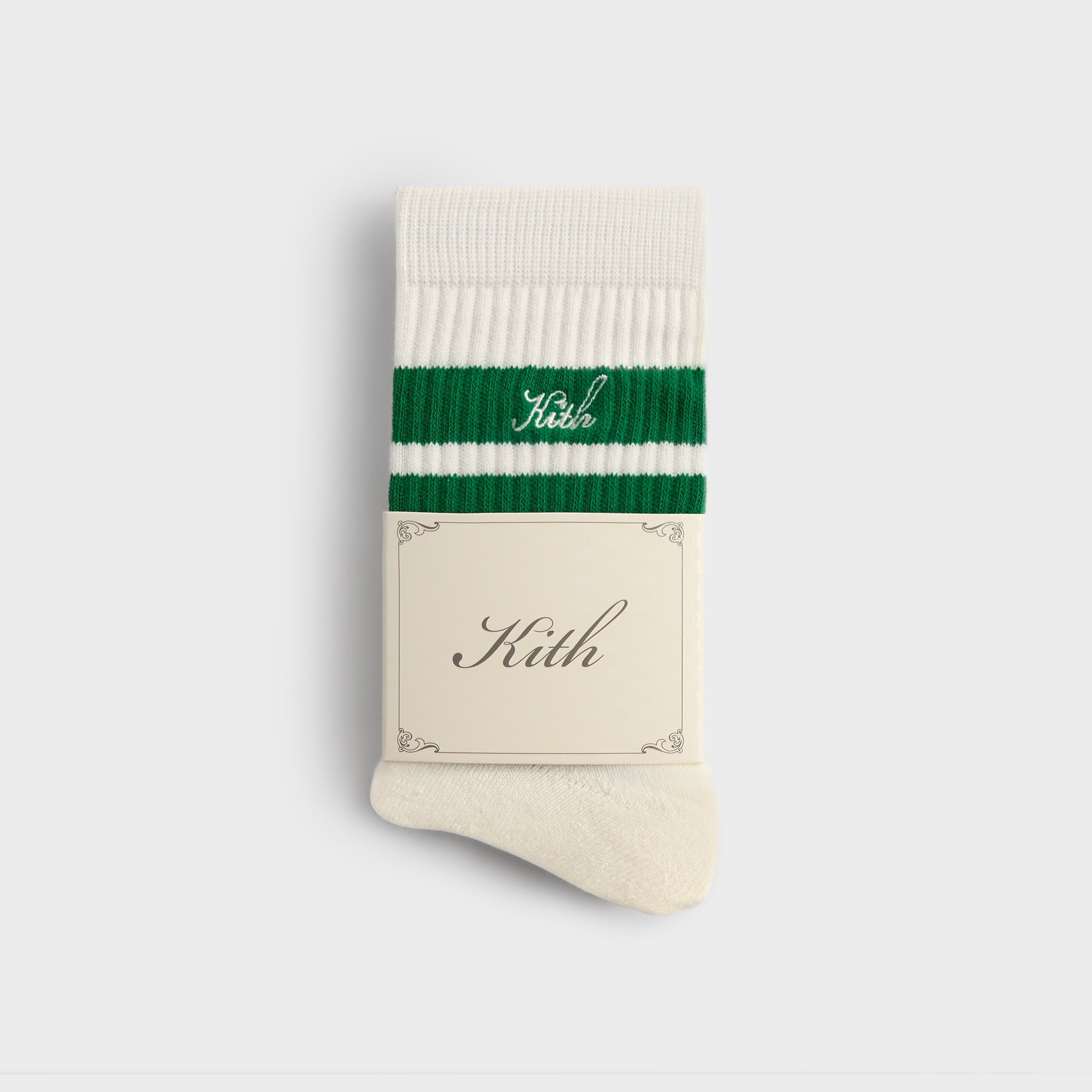 ★24AW 最新作★Kith Crest Socks Kith Apple Crest Embroidered Socks - Silk