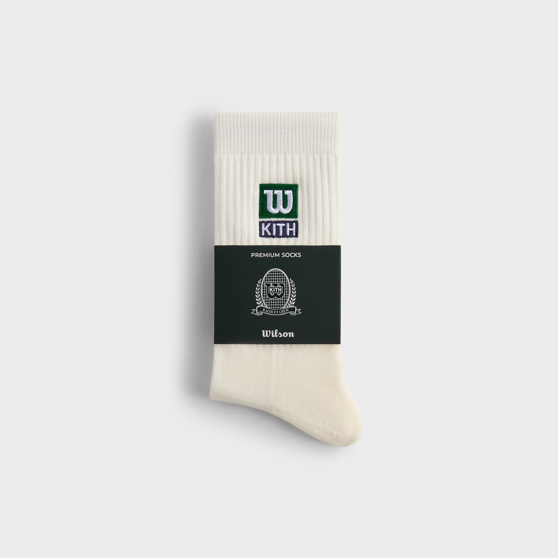 Kith for Wilson Logo Crew Socks - White PH