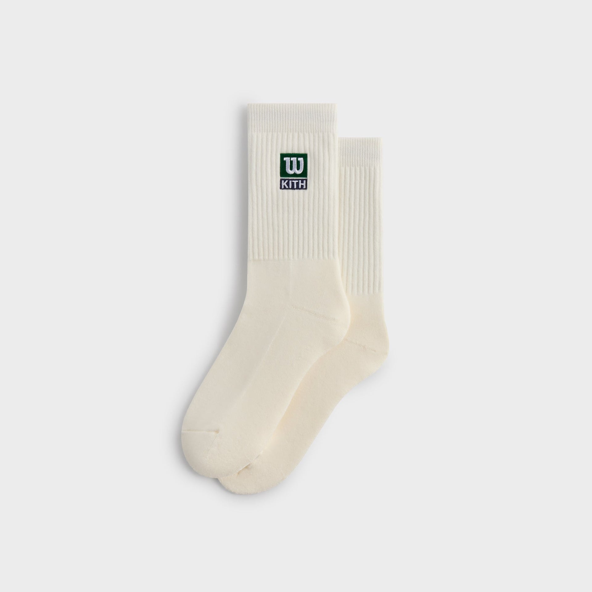Kith for Wilson Logo Crew Socks - White PH