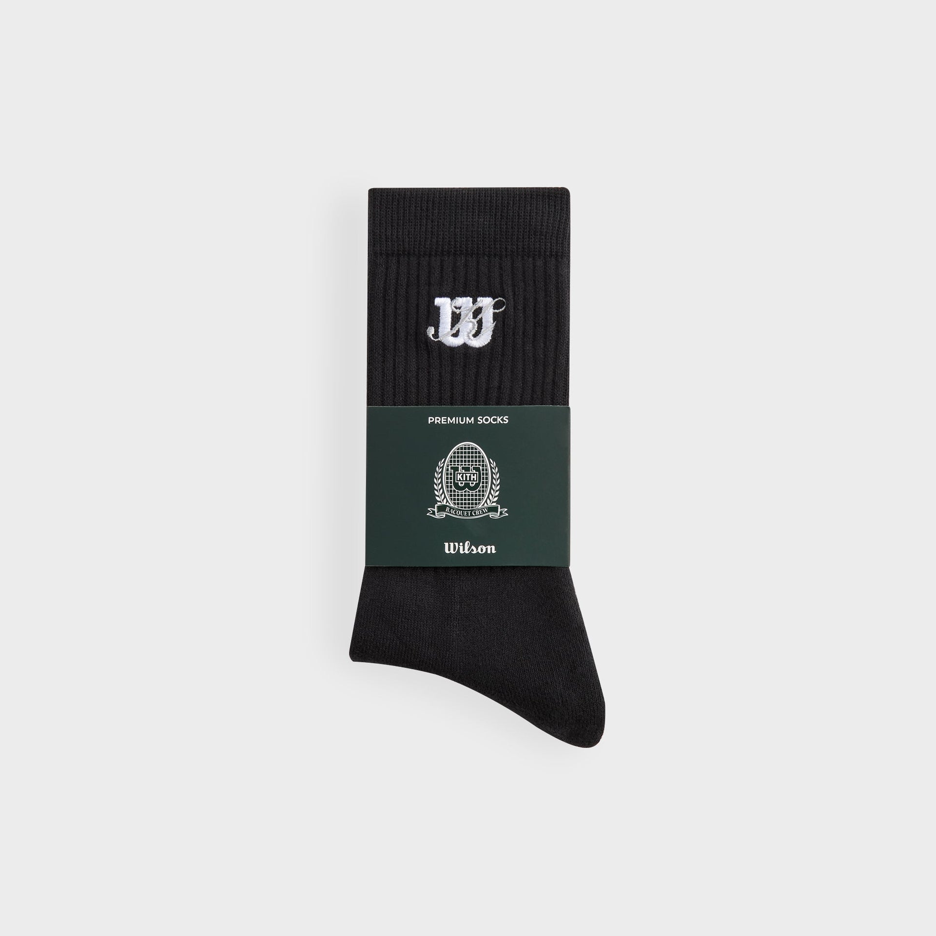 Kith for Wilson Logo Crew Socks - Black PH