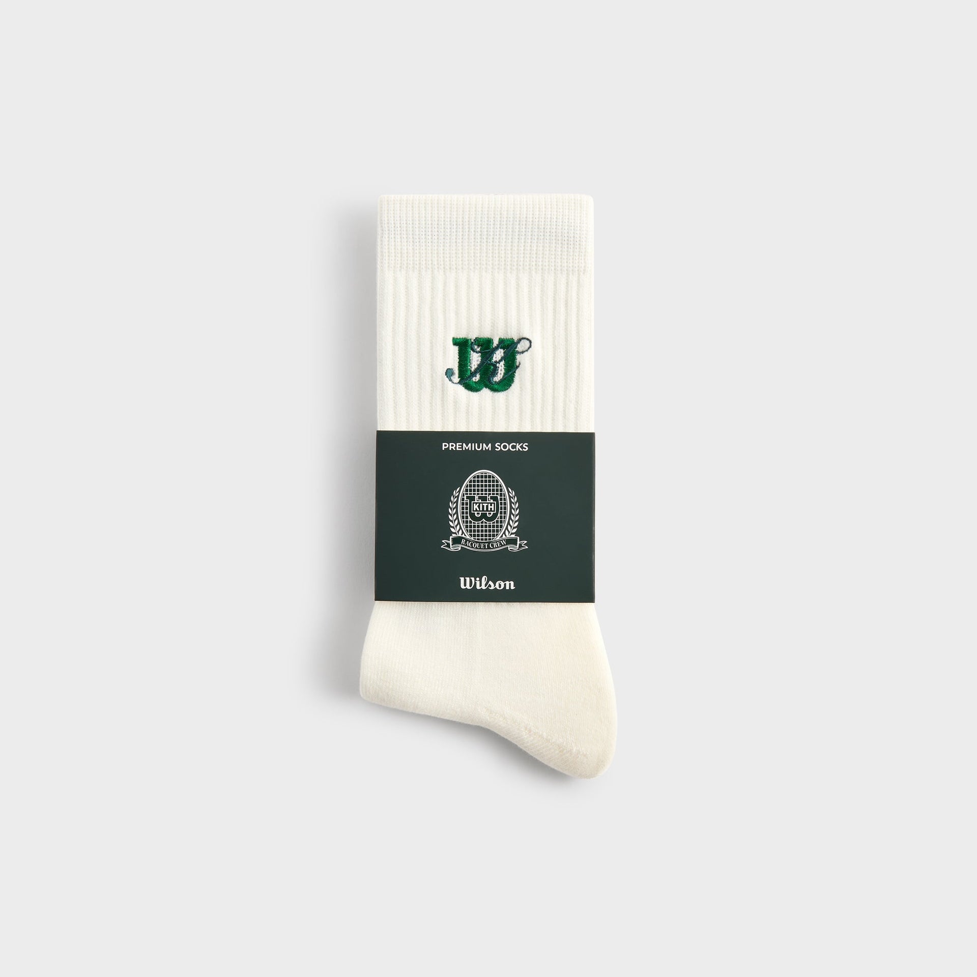 Kith for Wilson Logo Crew Socks - White PH