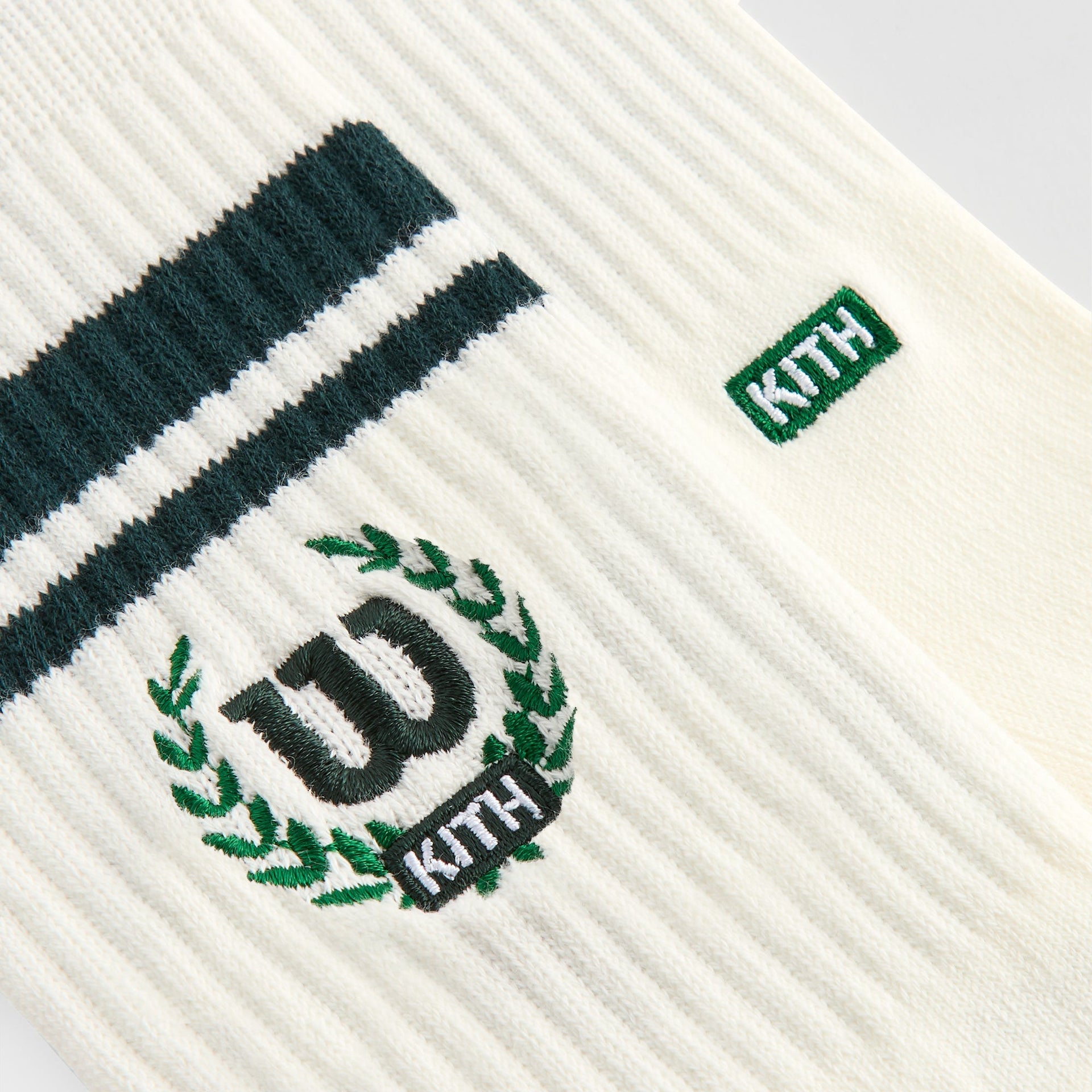 Kith for Wilson Striped Logo Crew Socks - White PH