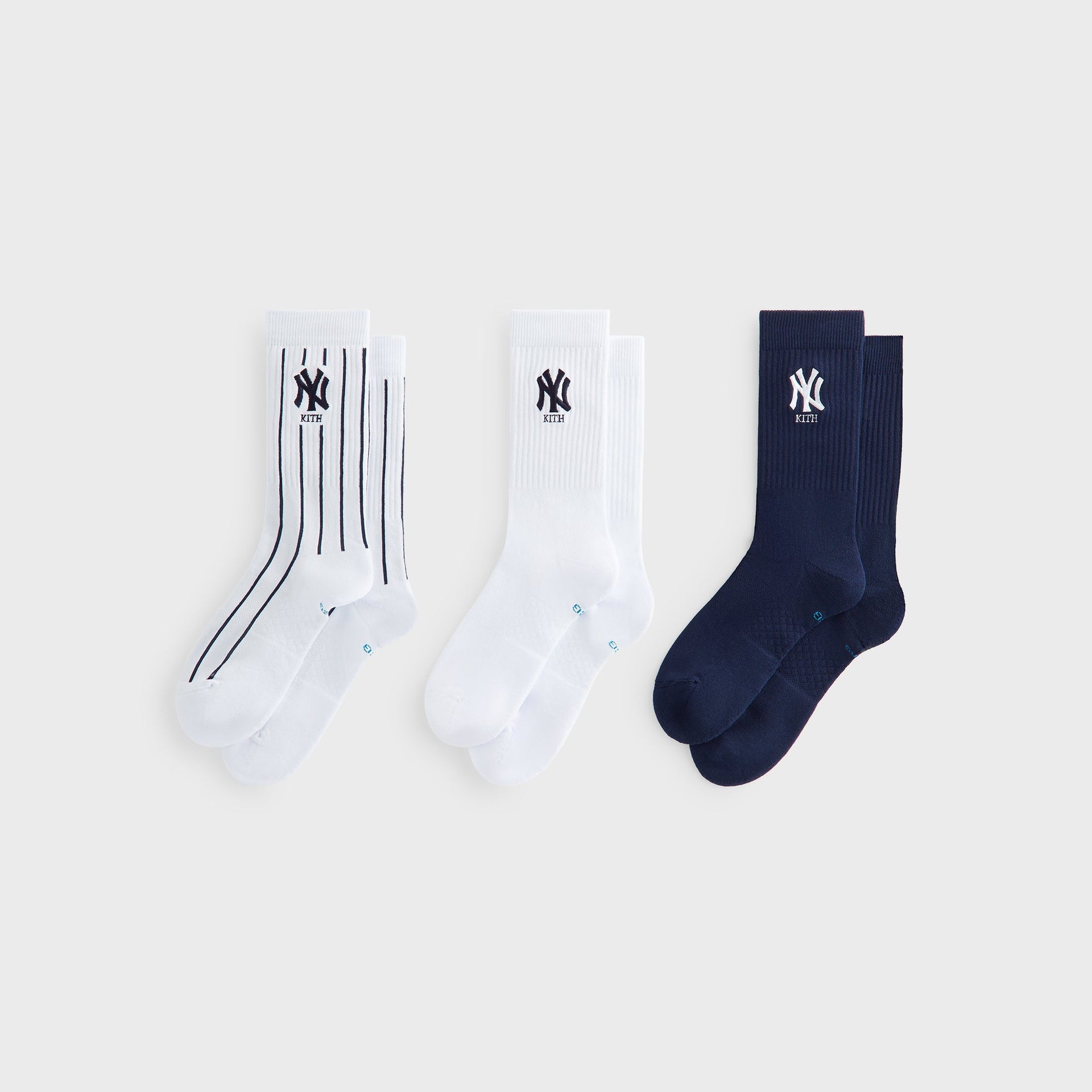 Kith for the New York Yankees 3-Pack Crew Socks - Multi - PH
