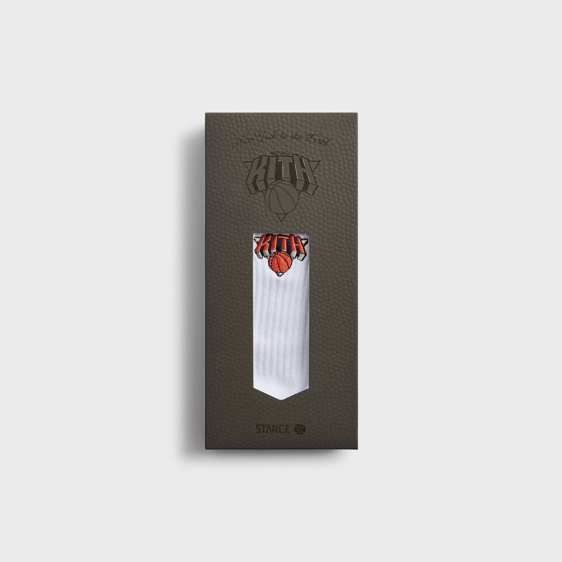 Kith for the New York Knicks Superman Logo Socks - White - PH