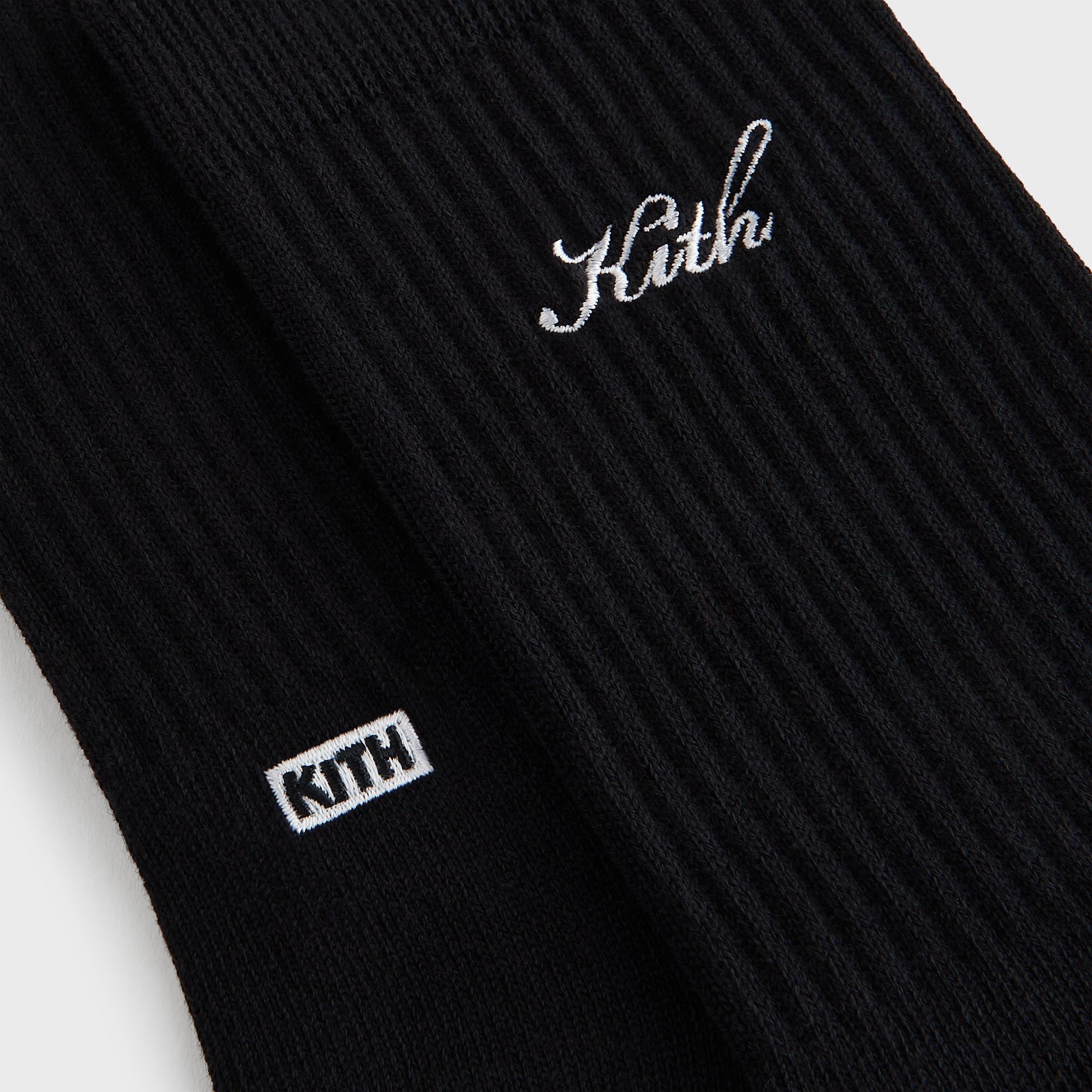 Kith 3-Pack Script Cotton Crew Socks - Multi – Kith Europe