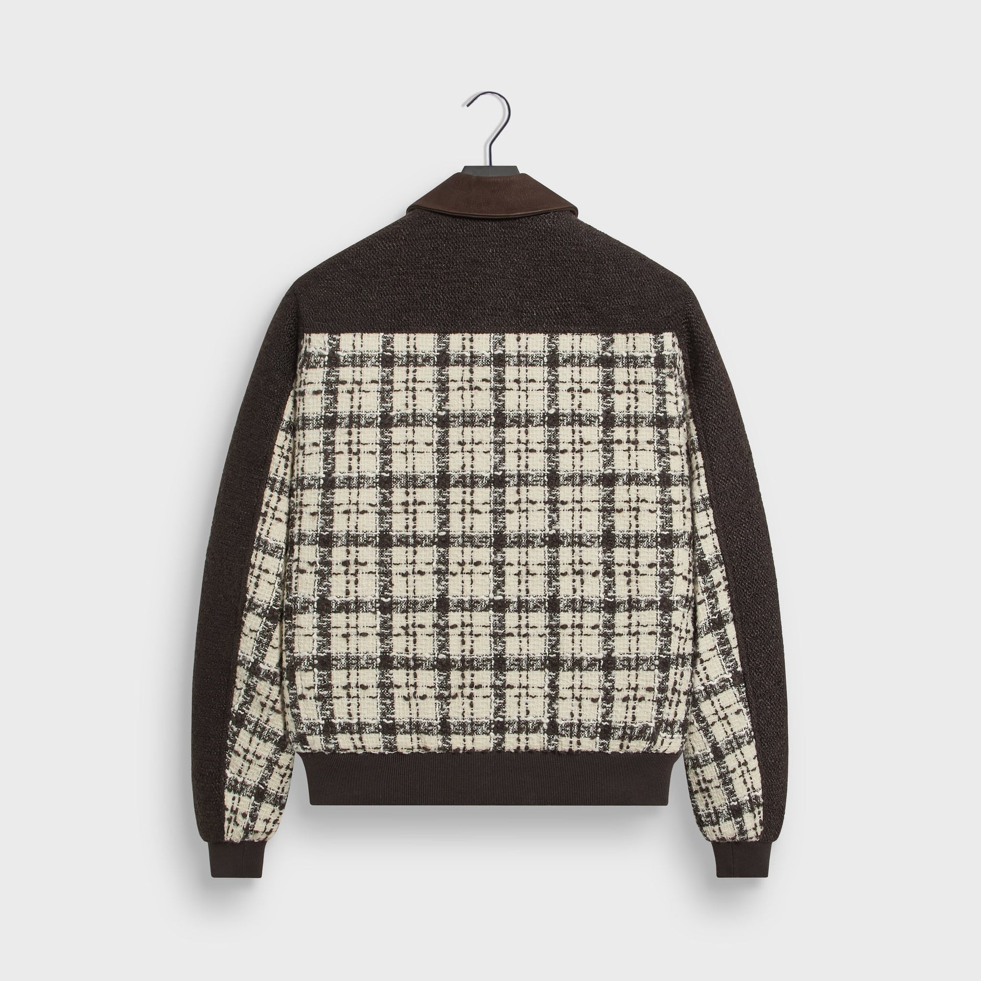 &Kin Mixed Tweed Hawthorne Flight Jacket - Sandrift
