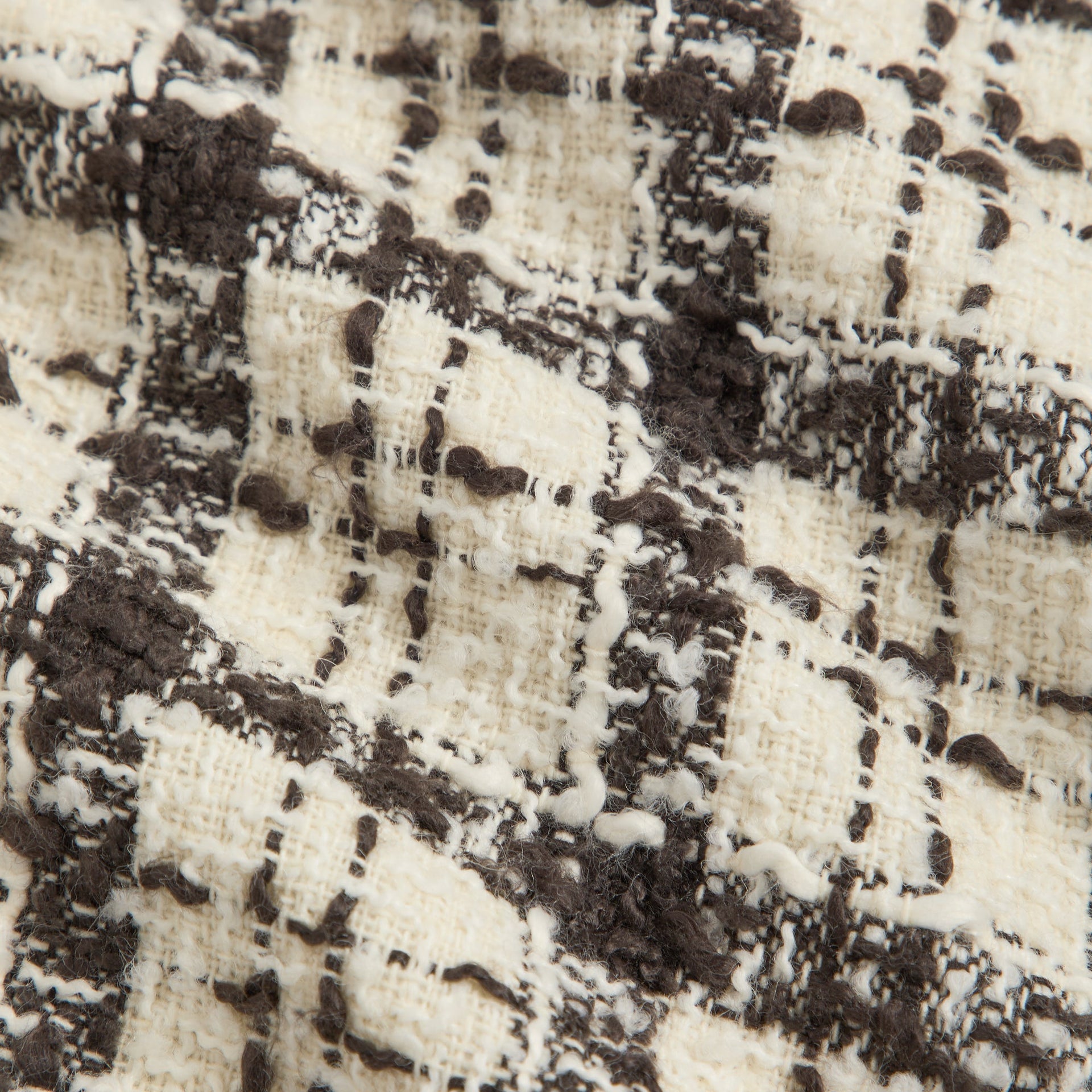 &Kin Mixed Tweed Hawthorne Flight Jacket - Sandrift