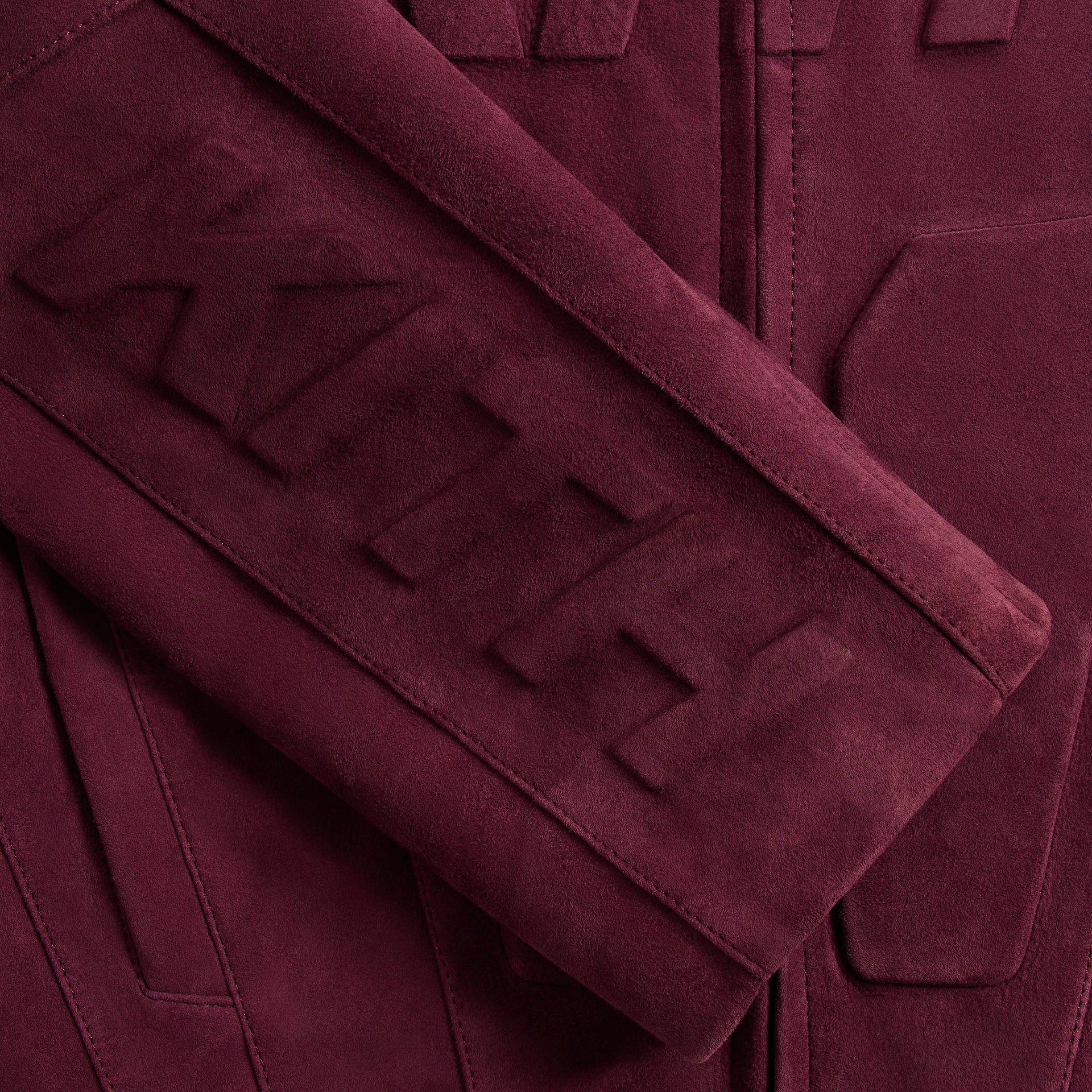 Kith Suede Wayne Moto Jacket - Magma