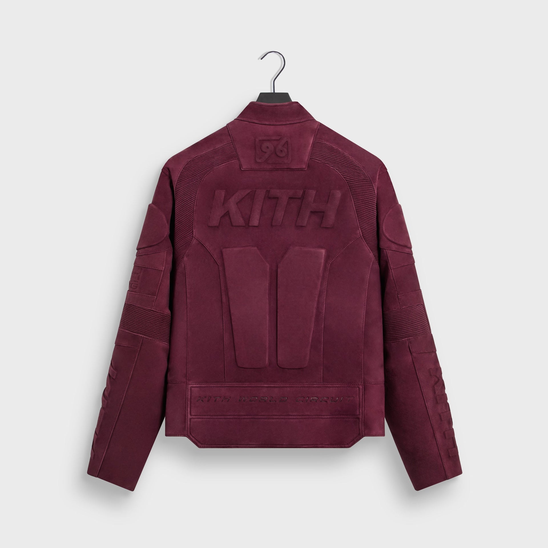 Kith Suede Wayne Moto Jacket - Magma