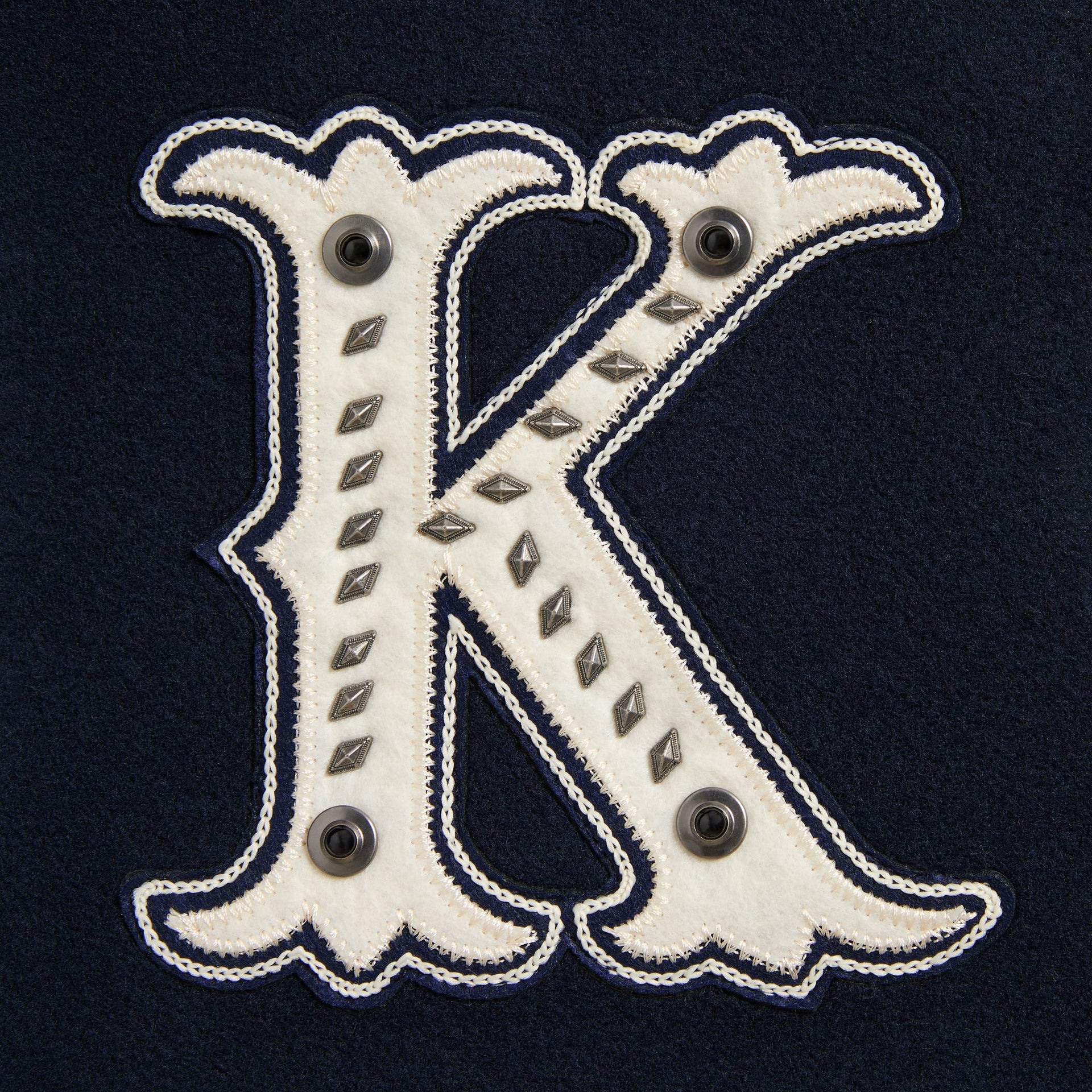 Kith Melton Wool Studded Varsity Jacket - Eve