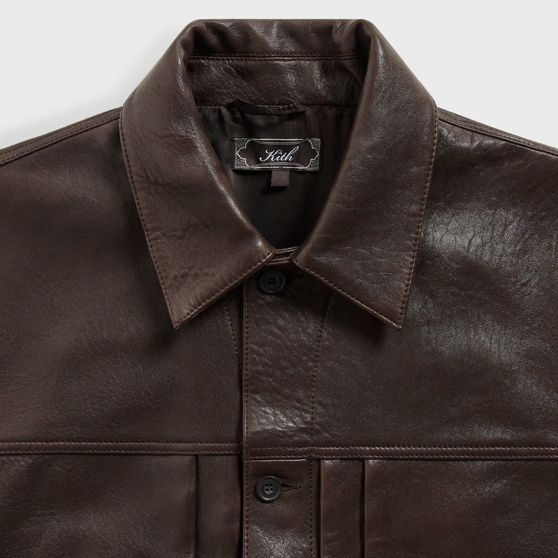 Kith Vintage Leather Alonzo Jacket - Kindling