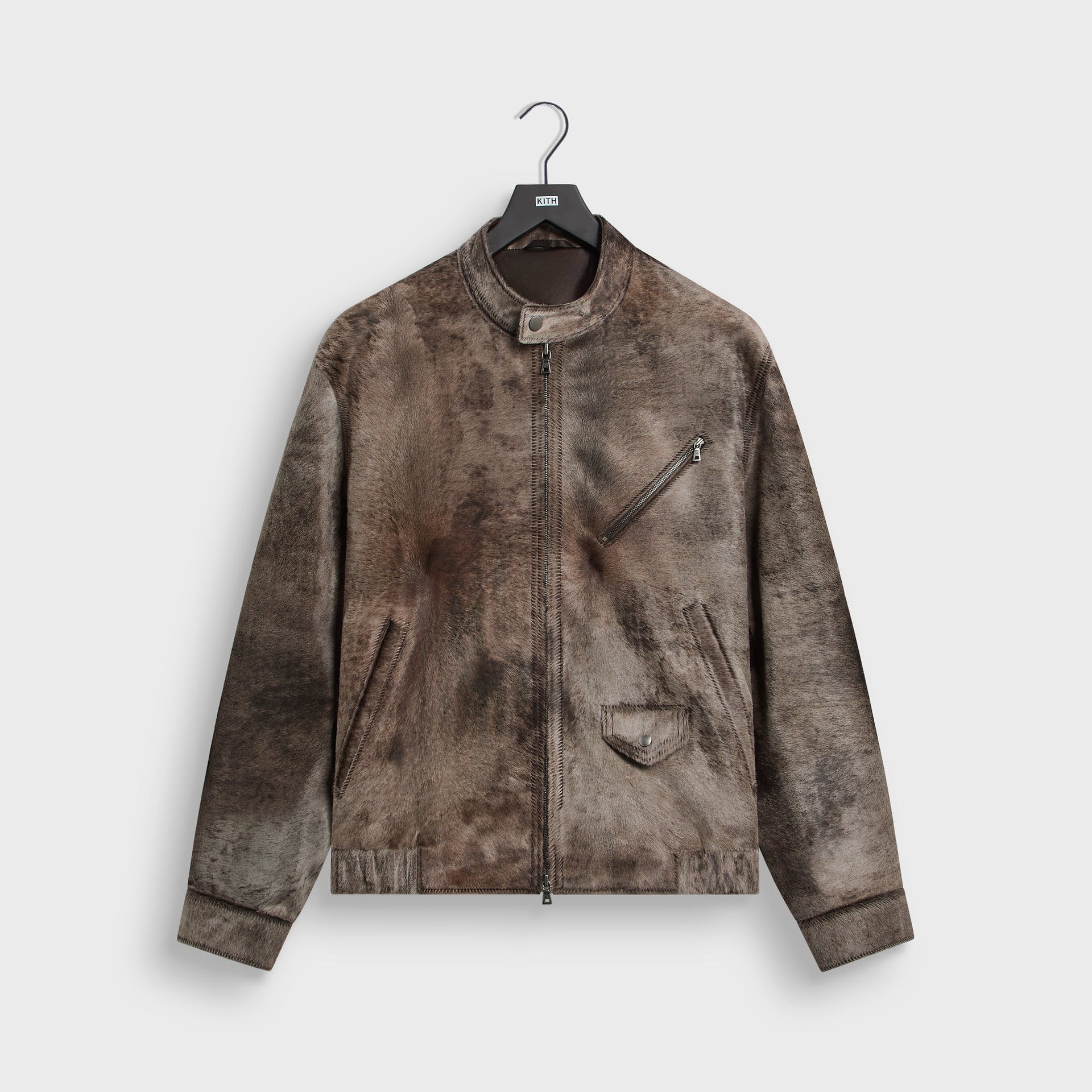 &Kin Pony Hair Cassius Moto Jacket - Underground - PH