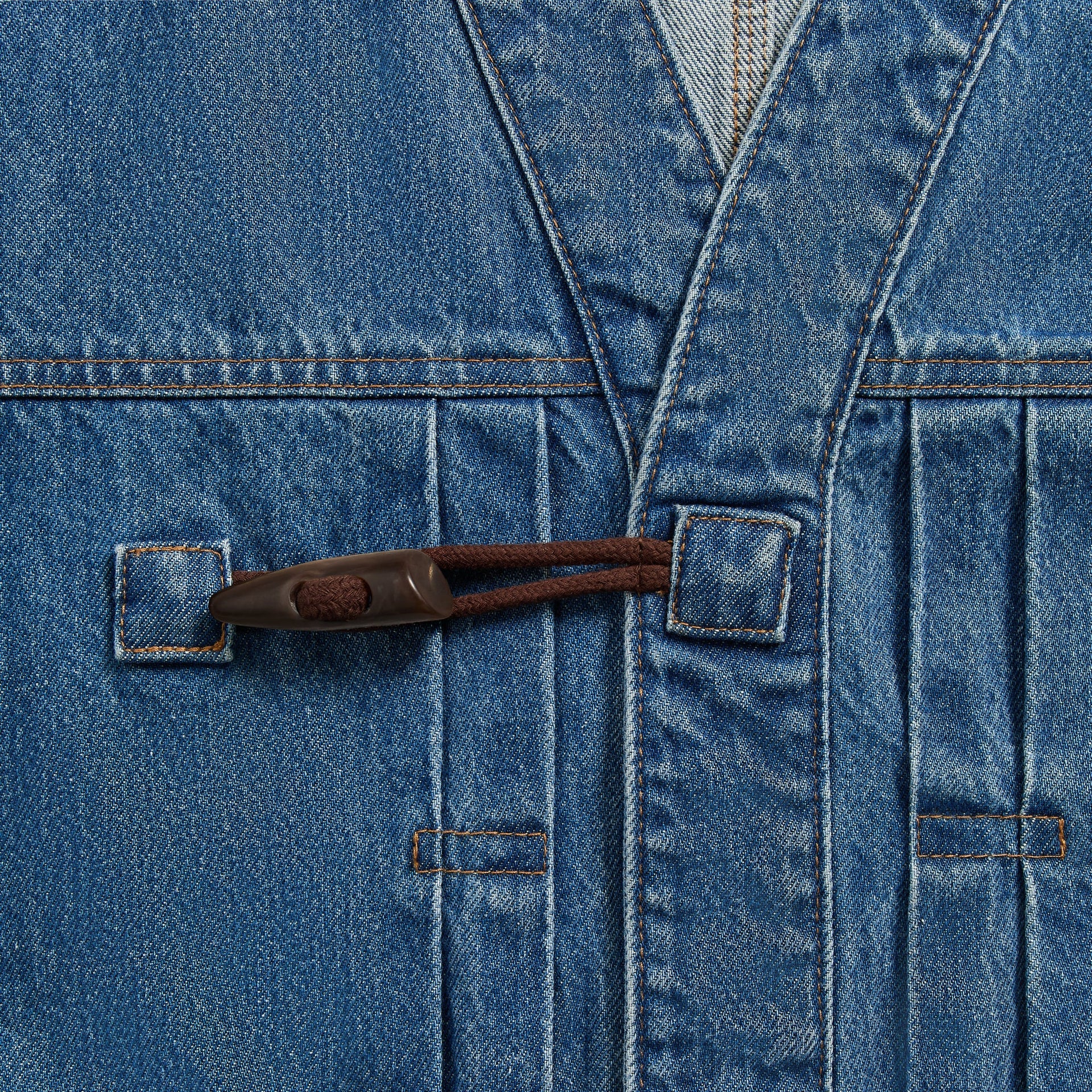 &Kin Denim Clint Trucker Jacket - River Indigo