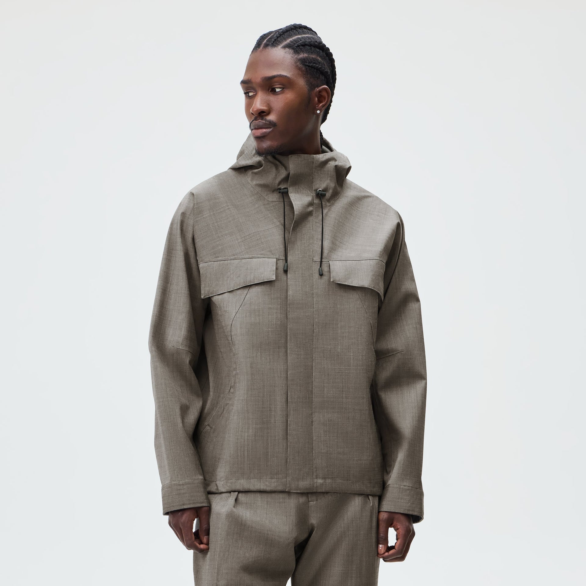 &Kin Tropical Wool Gael Parka - Permanent