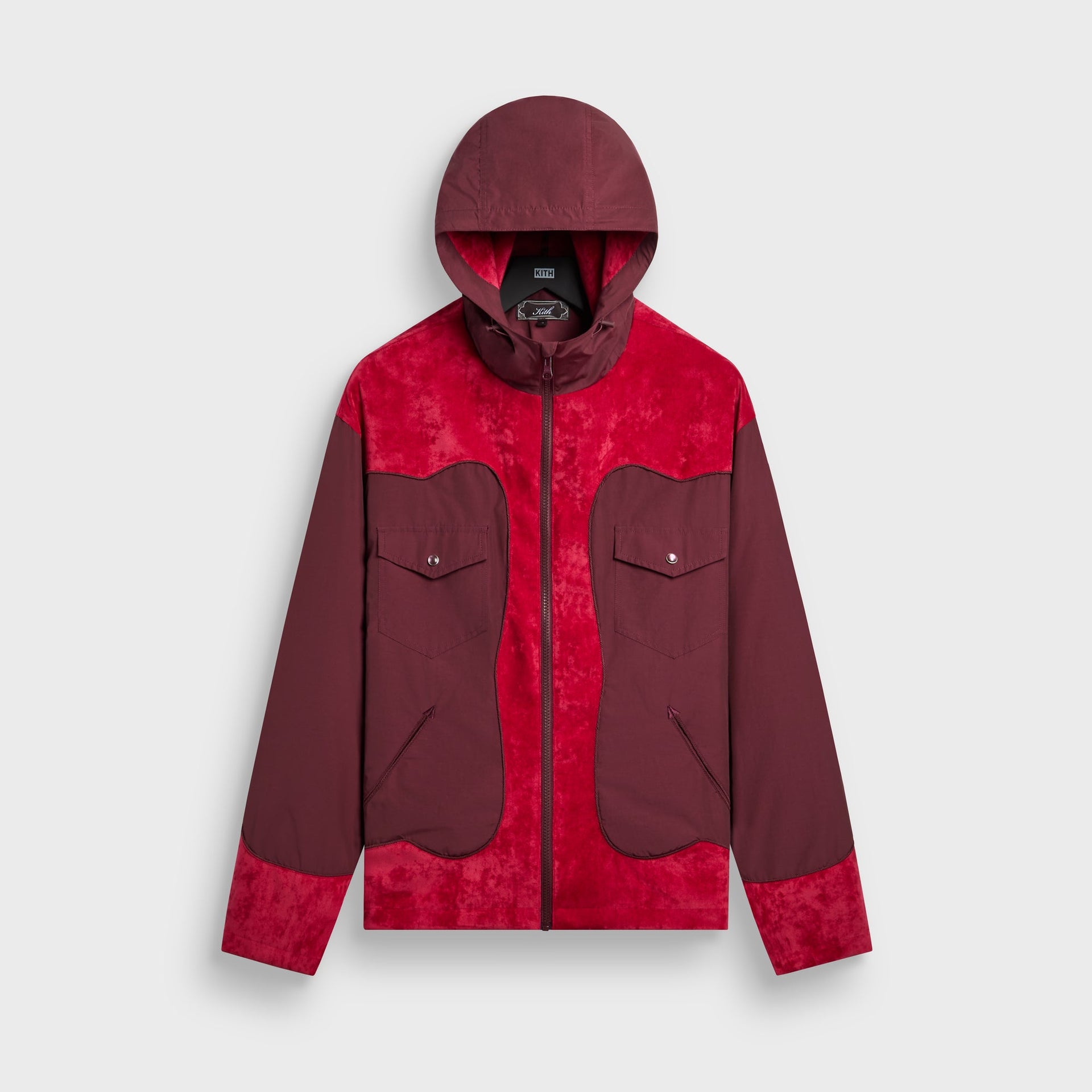 Kith Nylon Faille Austin Jacket - Magma