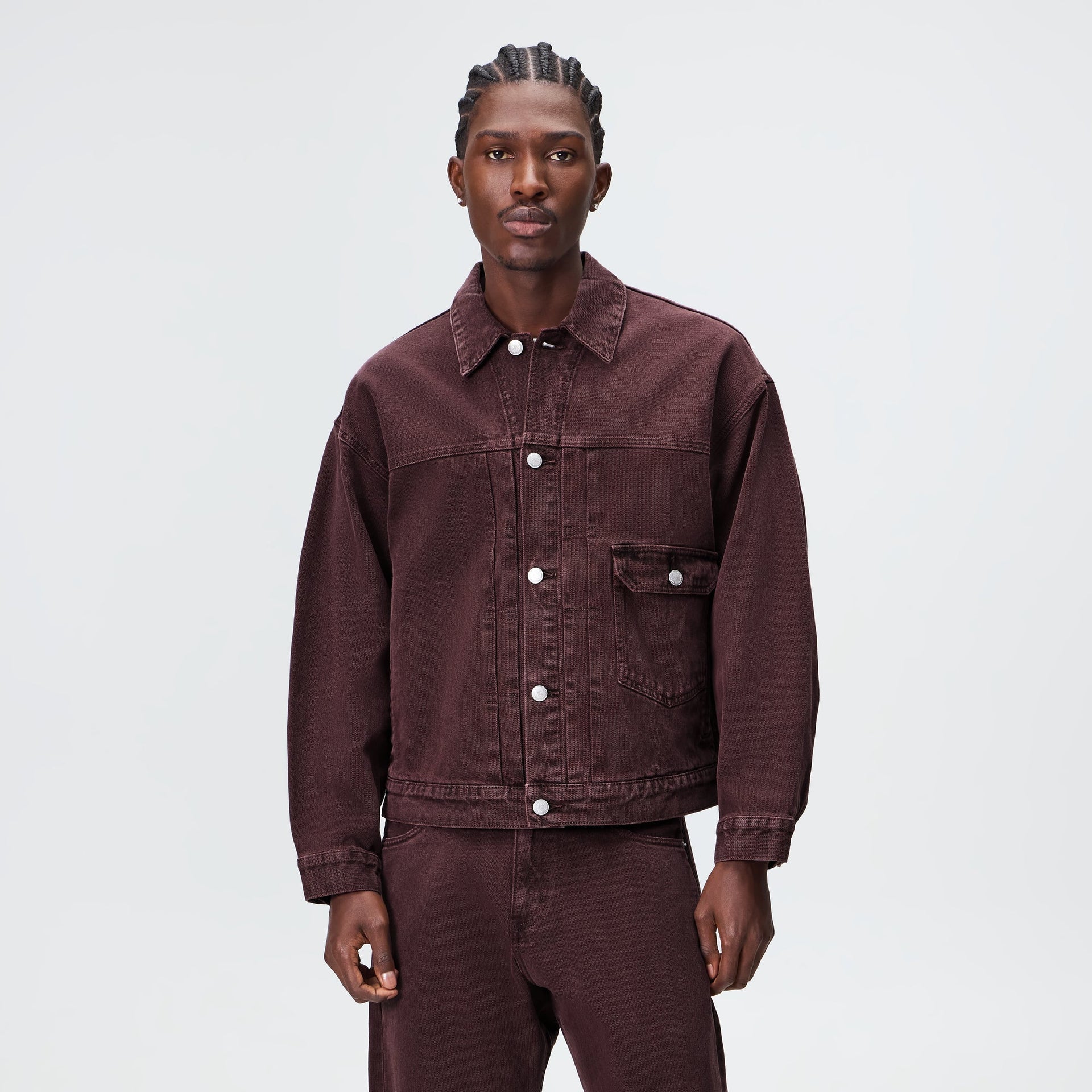 Kith Herringbone Denim Alonzo Jacket - Rich
