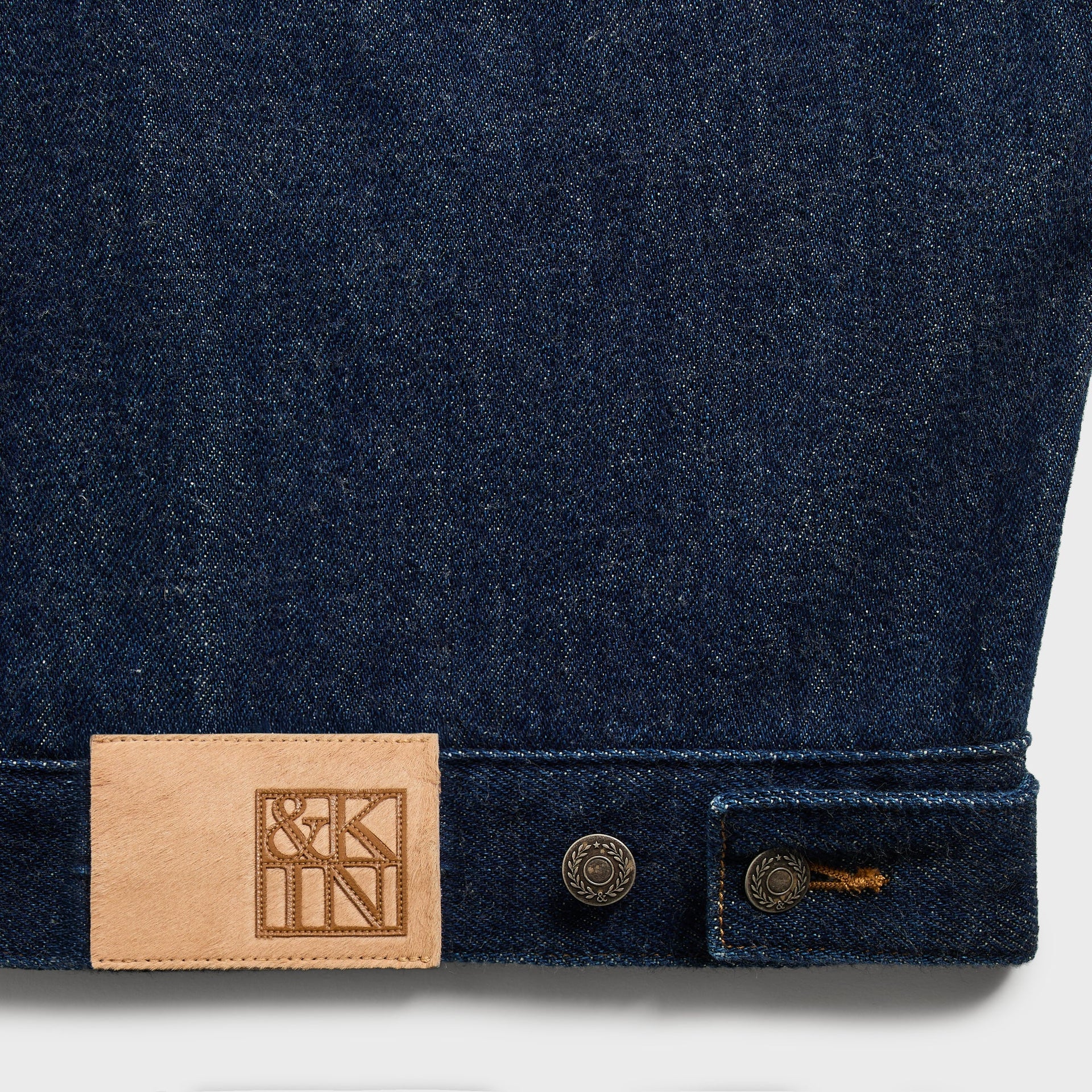 &Kin Rope Twill Alonzo Jacket - Dark Indigo