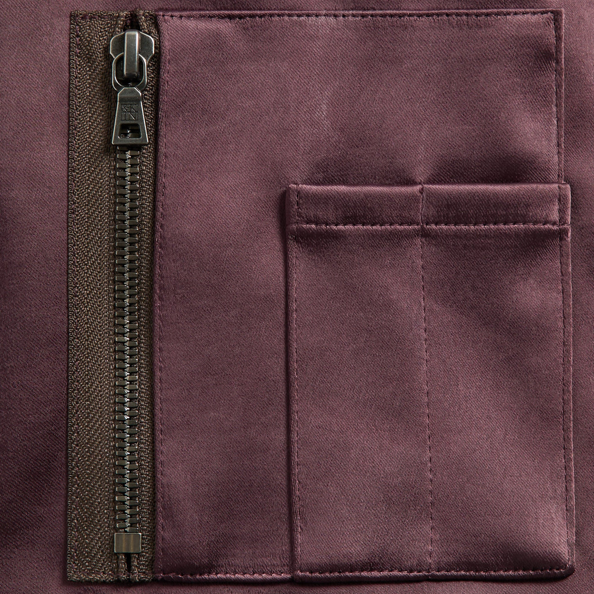 &Kin Bonded Satin Dax Bomber Jacket - Essence