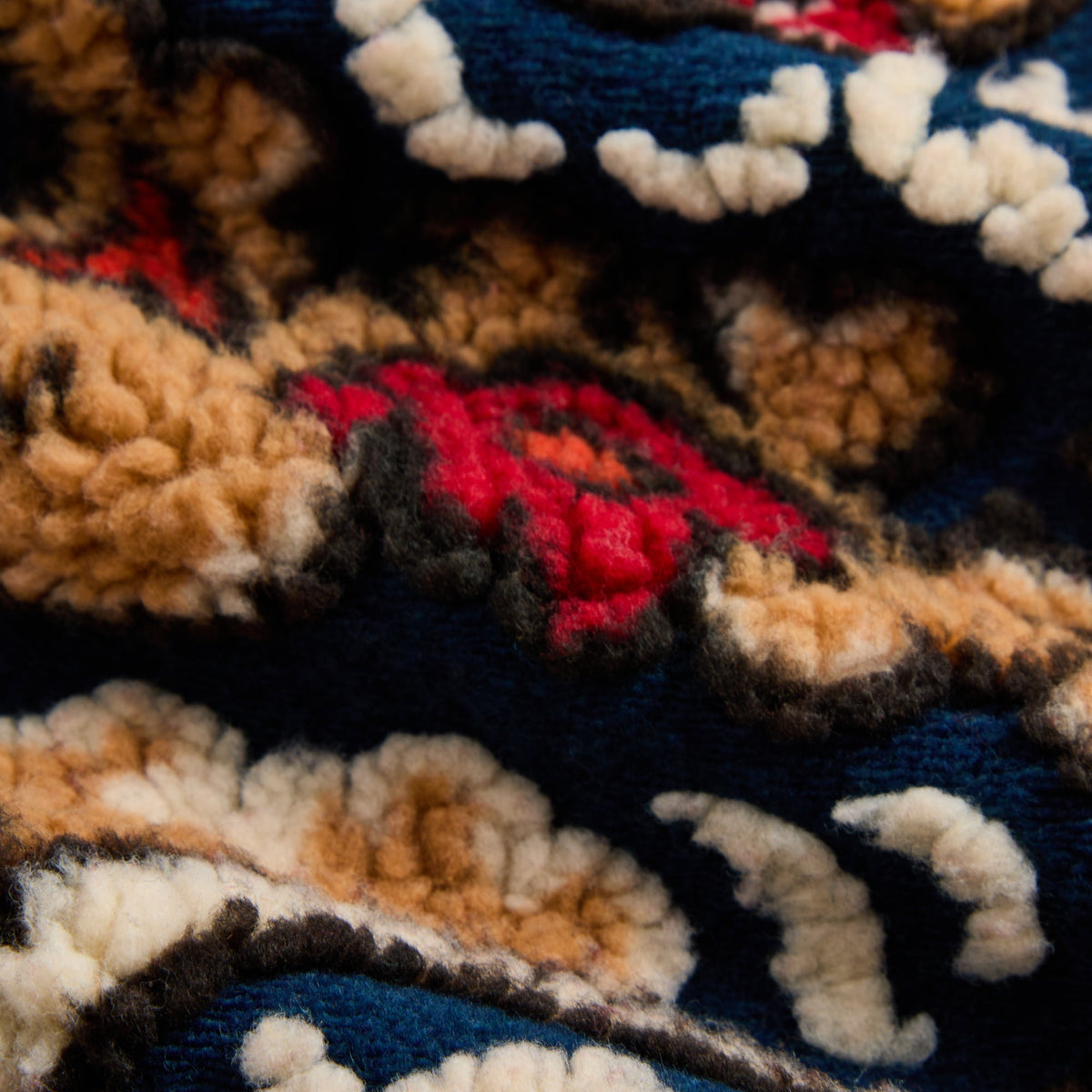 Kith Baroque Foliage Sherpa Harper Jacket - Soul