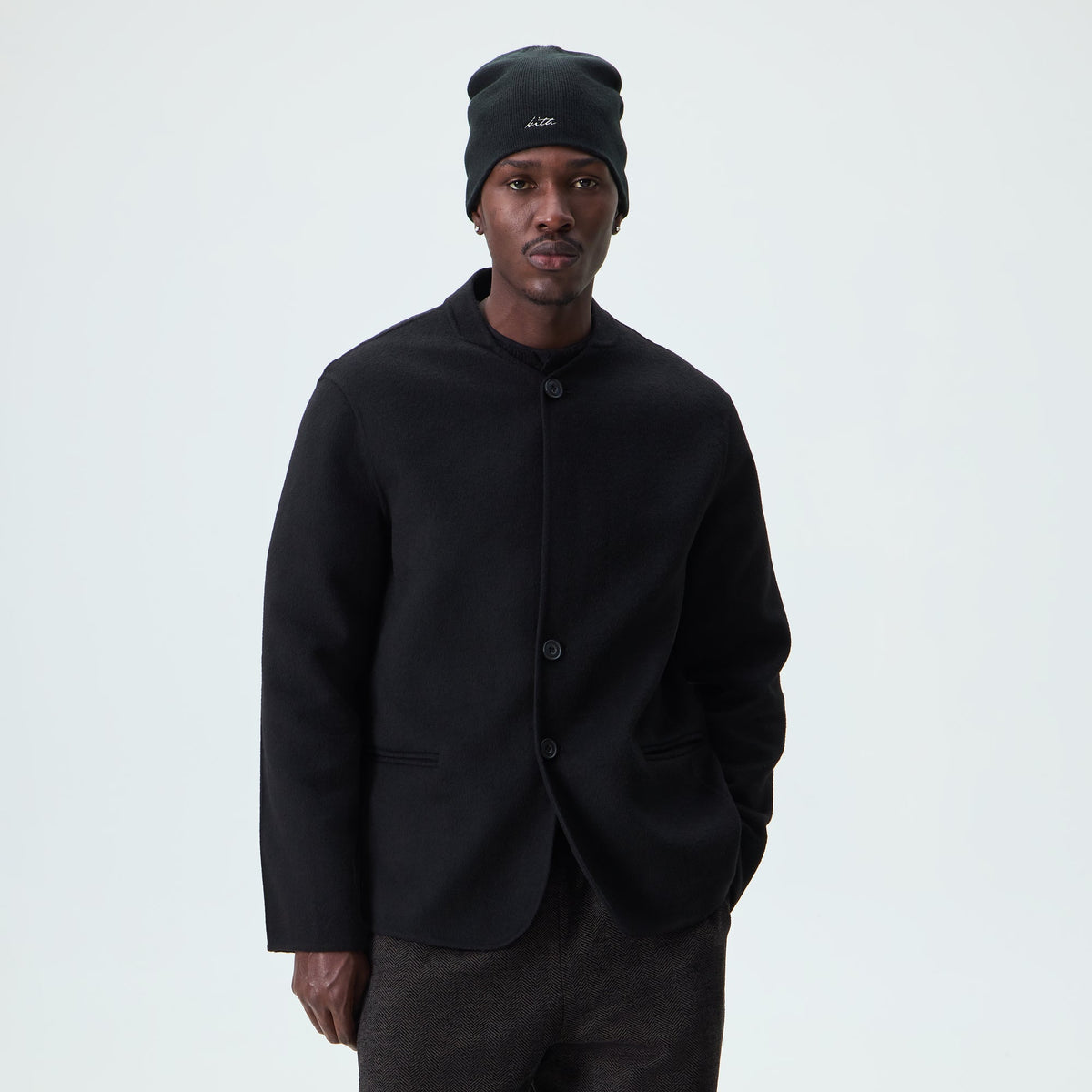 Kith Double-Face Wool Wes Jacket - Black