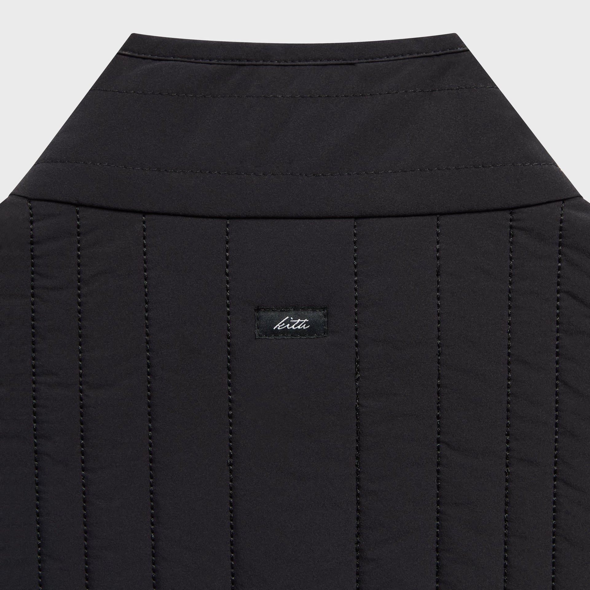 Kith Quilted Nylon Lorenzo Vest - Black