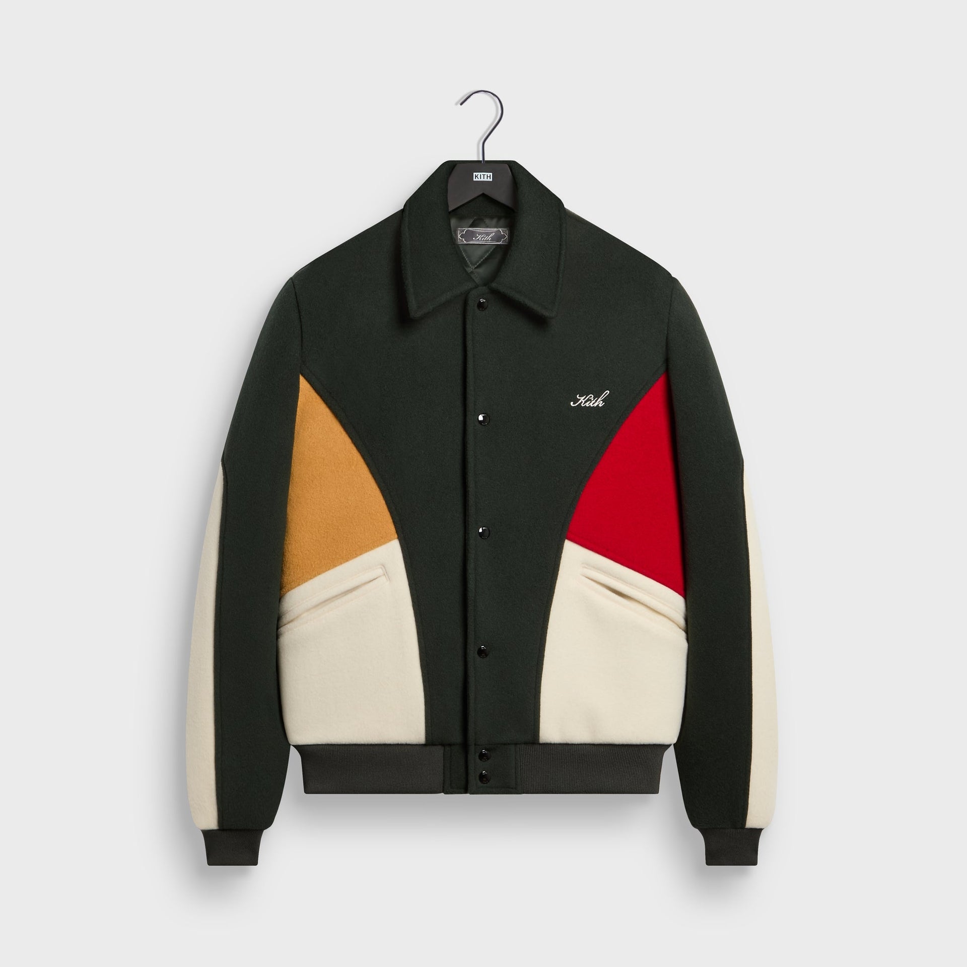 Kith Melton Wool Varsity Jacket - Stadium