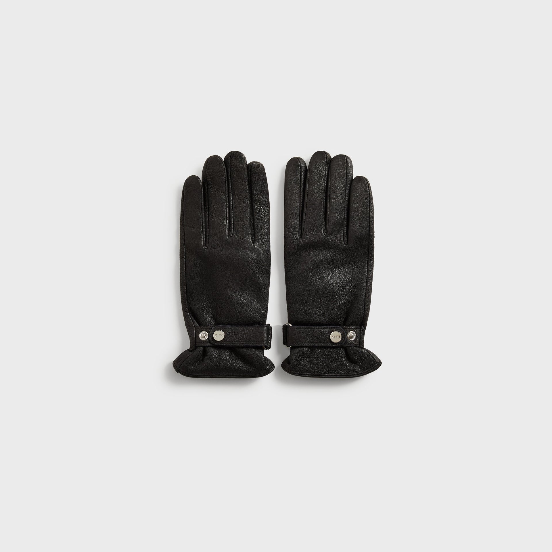 Kith Tumbled Leather Manhattan Gloves - Black