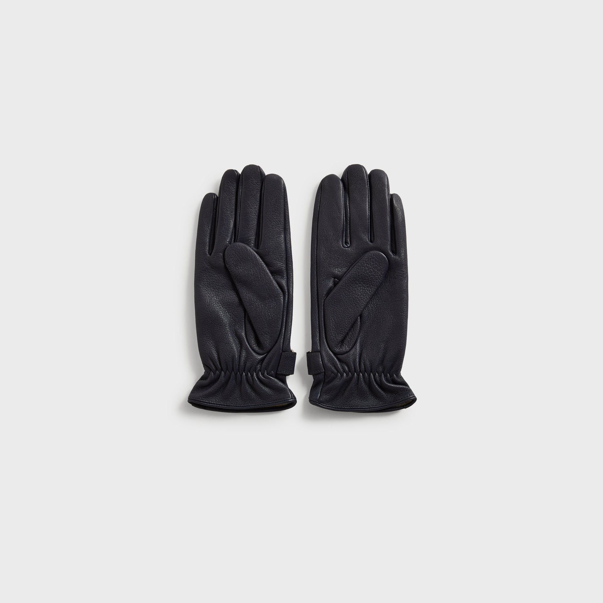 Kith Tumbled Leather Manhattan Gloves - Ink