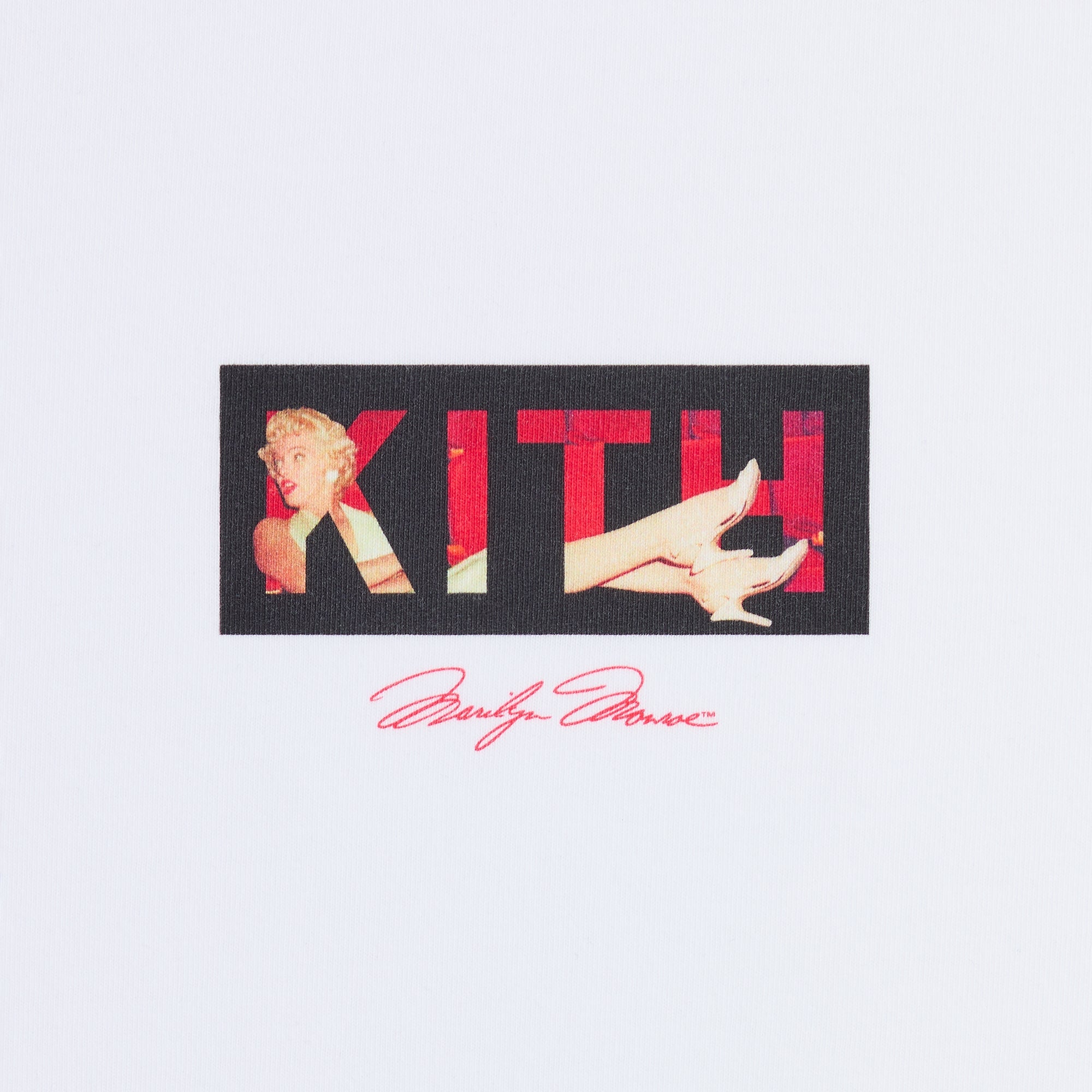 Kith for Marilyn Monroe Seven Year Classic Logo Tee - White – Kith