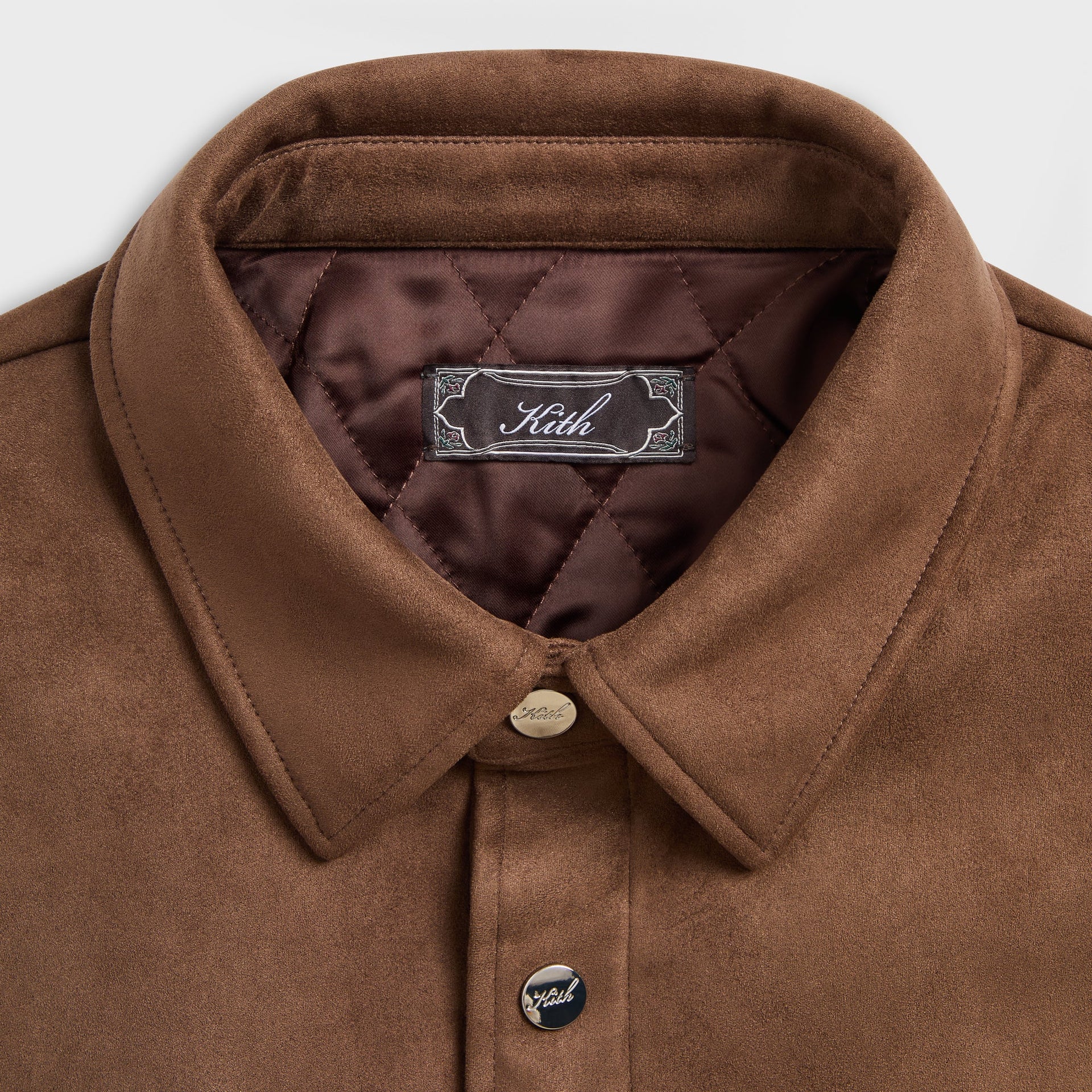 Kith Microsuede Bonded Brixton Shirt Jacket - Hurricane