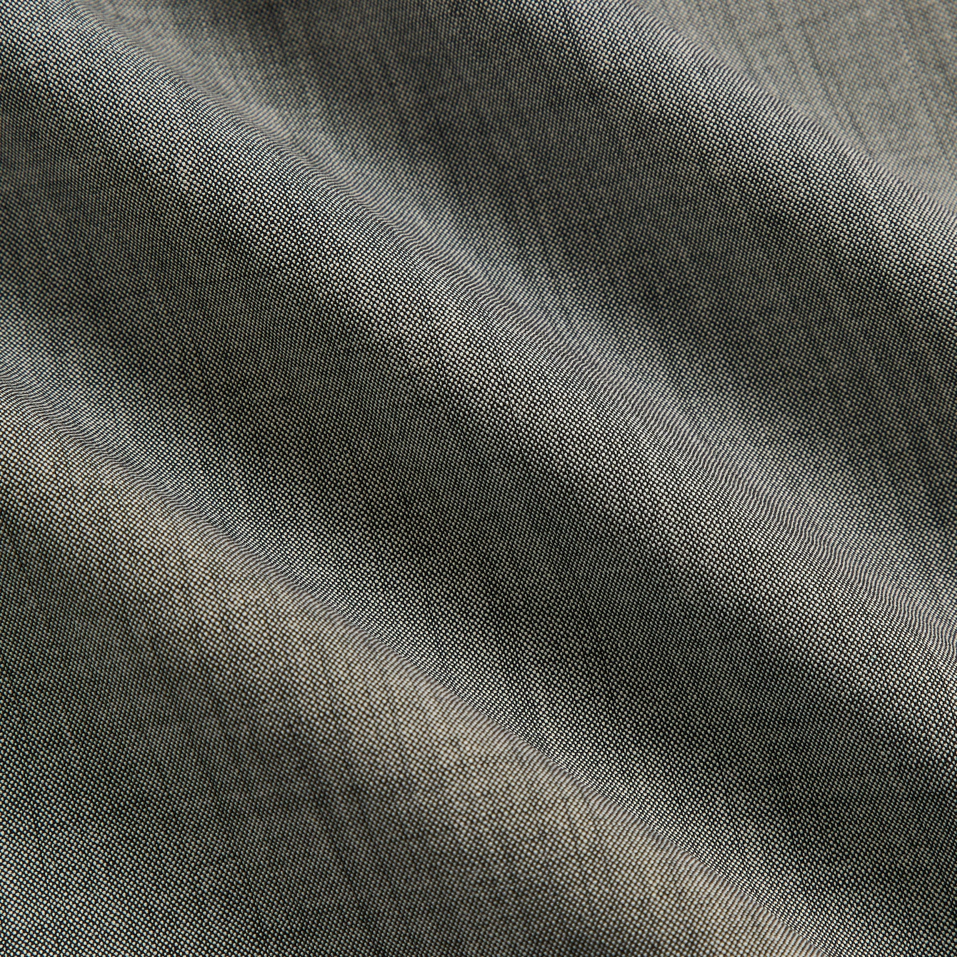 &Kin Tropical Wool Leven Shirt - Grey Melange