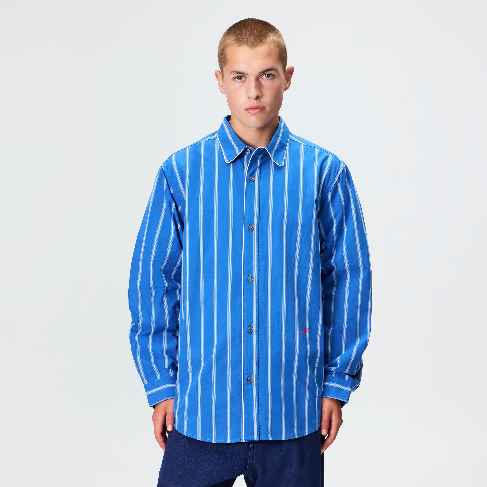 Kith Striped Poplin Georgie Shirt - Excellence