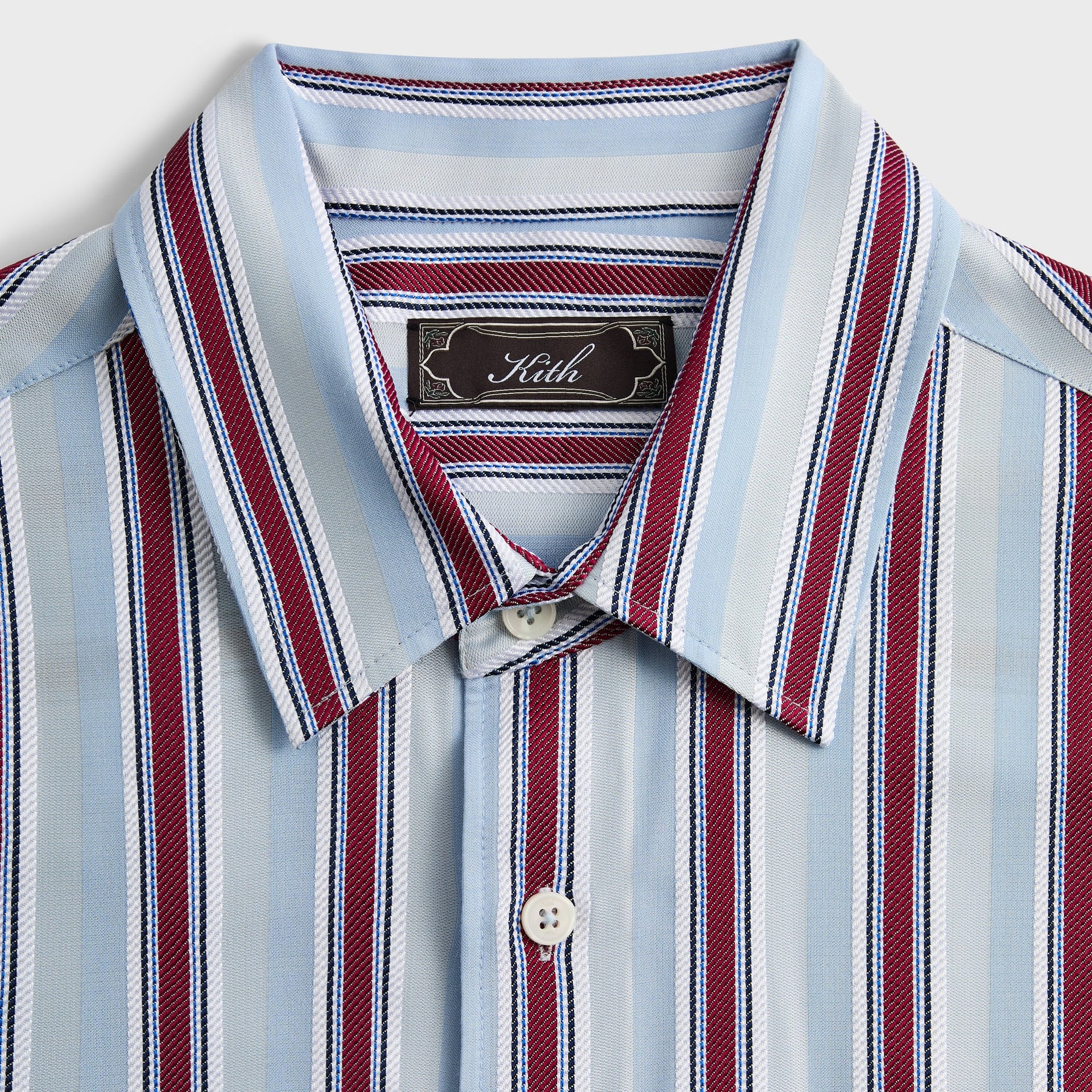 Kith Striped Jacquard Thompson Shirt - Tin