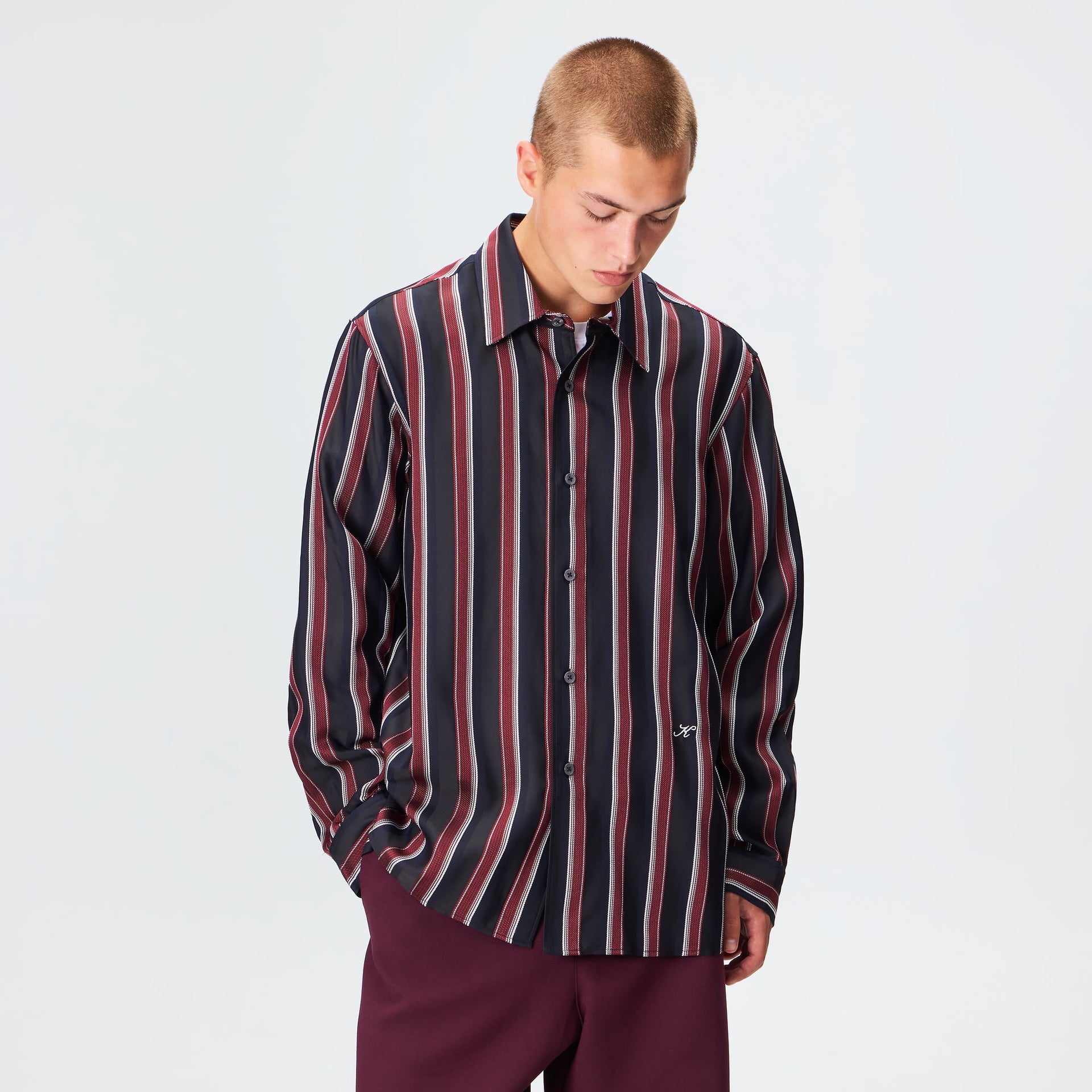 Kith Striped Jacquard Thompson Shirt - Nocturnal