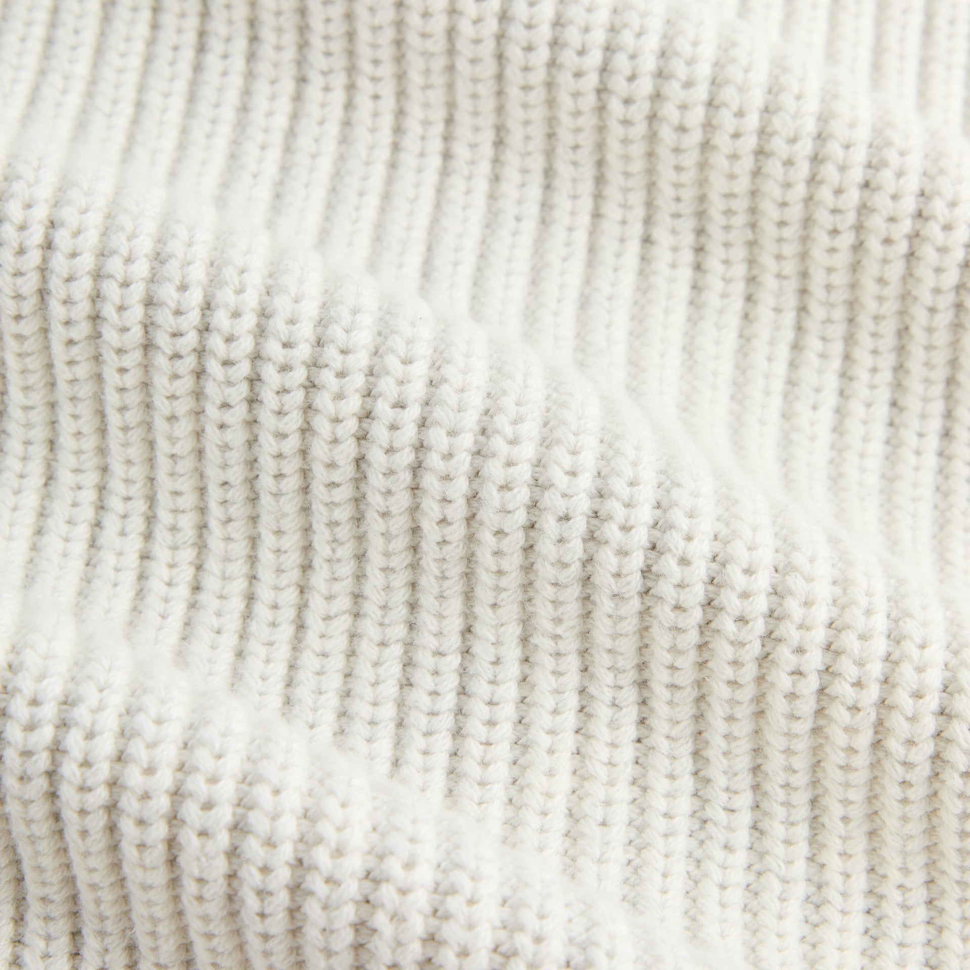 Kith Full Zip Knit Miles Hoodie - Light Heather Grey
