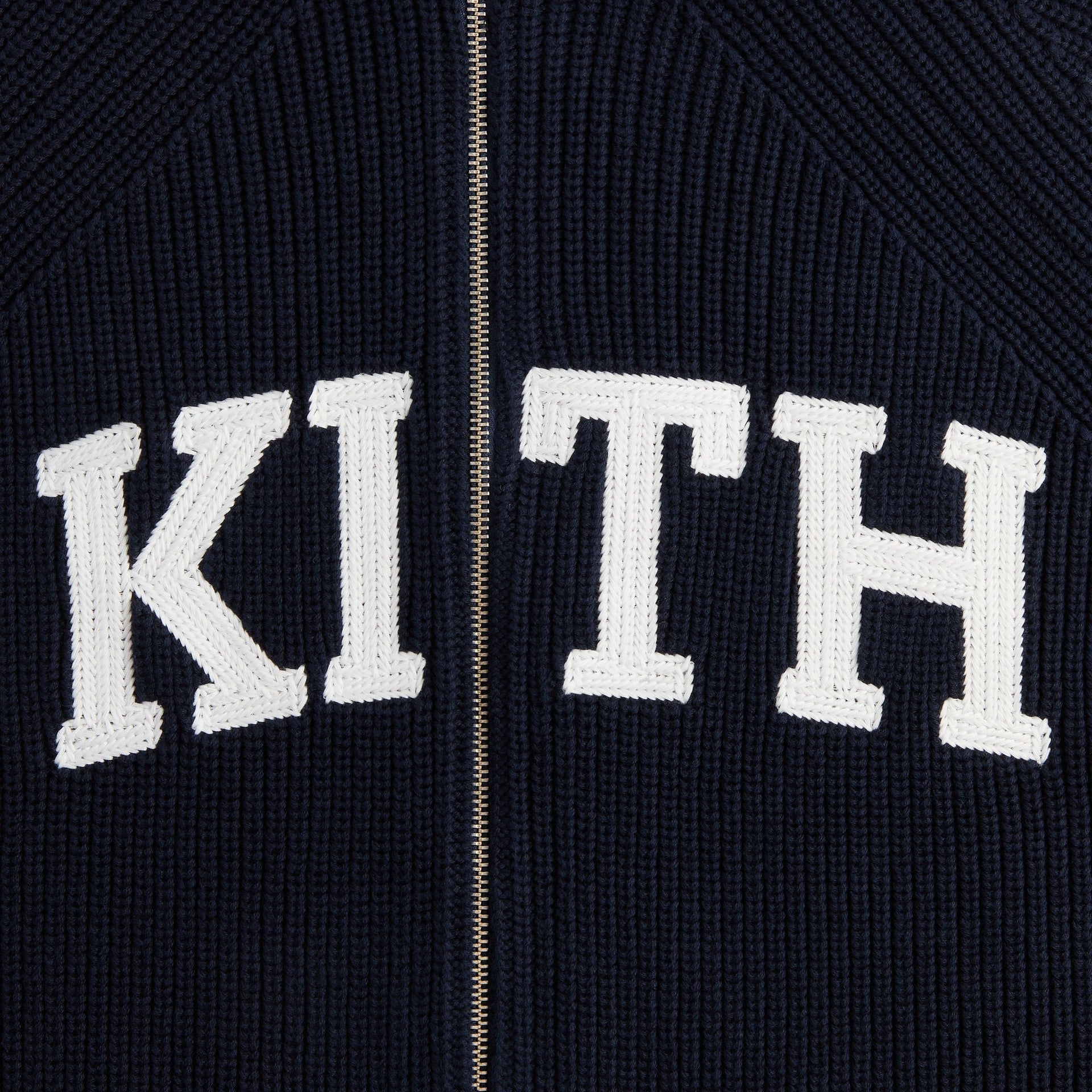 Kith Eric Zip Up Sweatshirt - Nocturnal