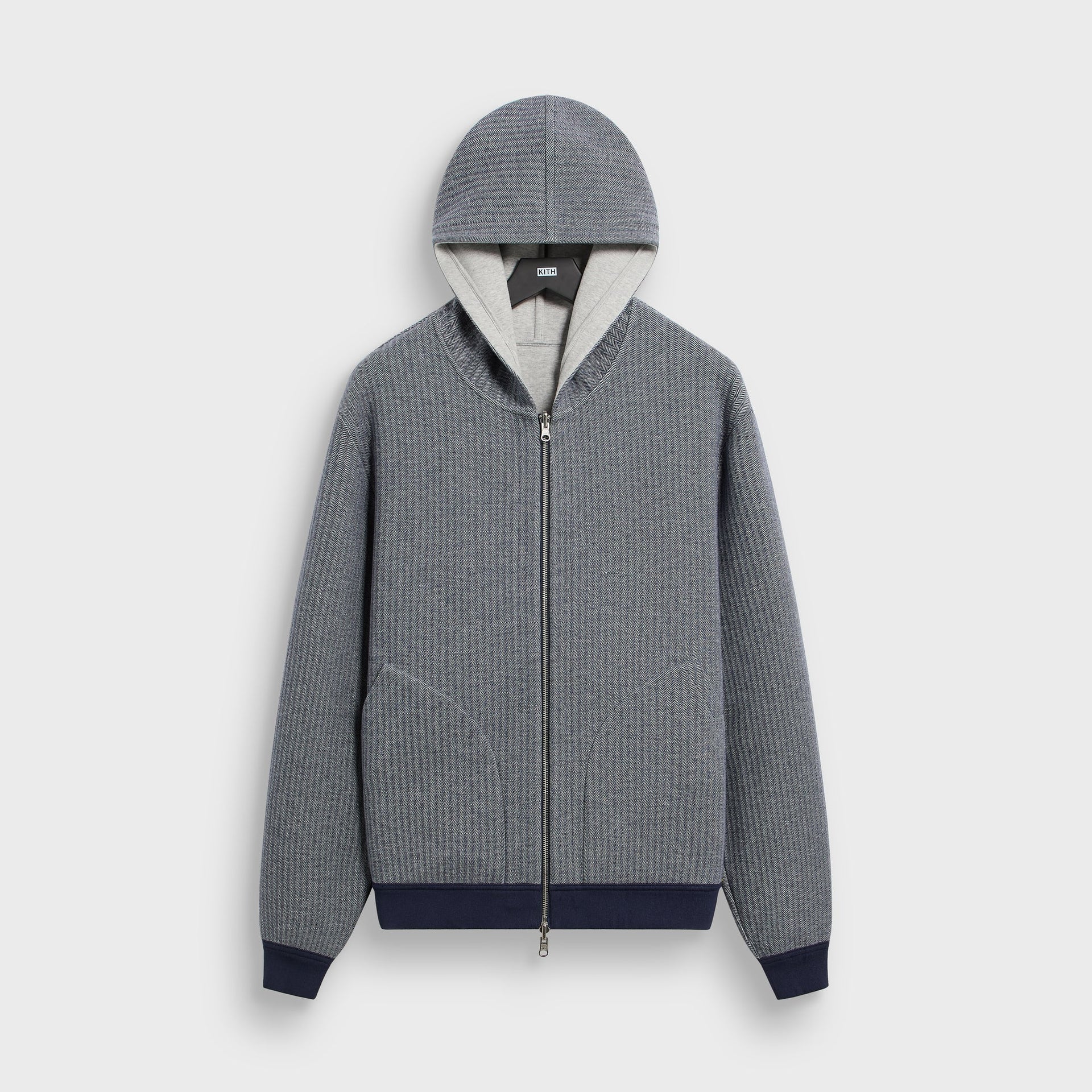 &Kin Reversible Double Face Williams V Hoodie - Nocturnal