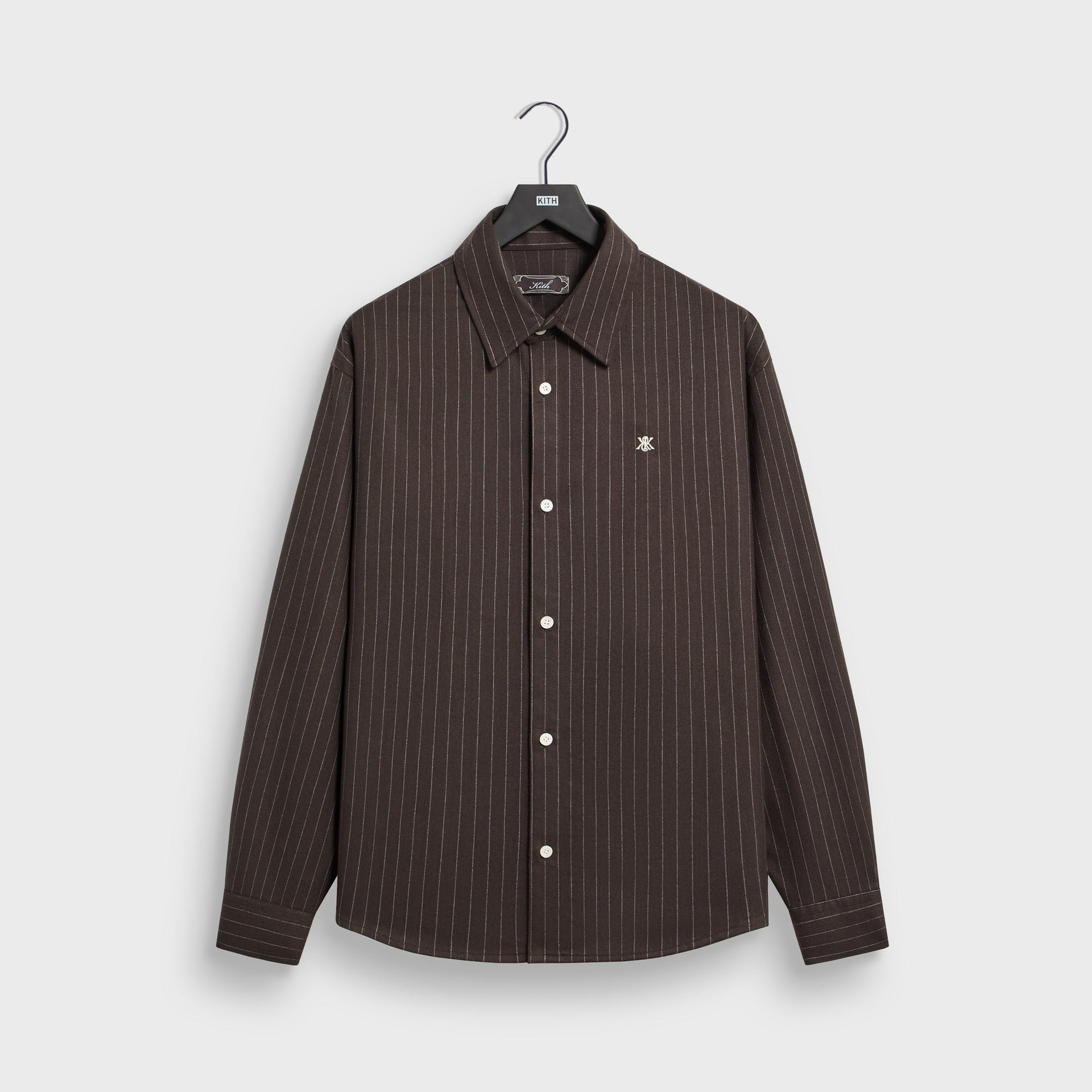Kith Pinstripe Flannel Tamlin Buttondown Shirt - Clever