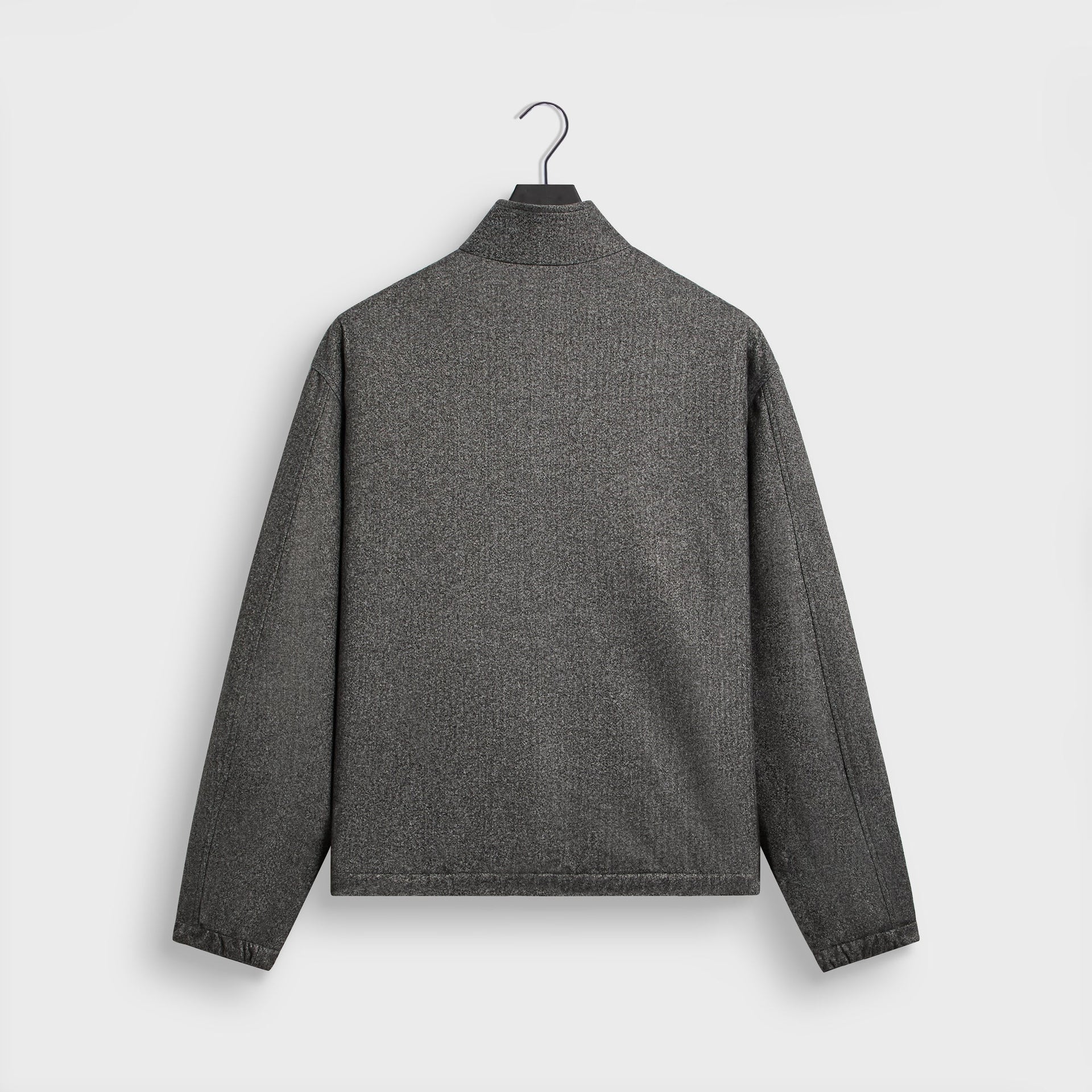 &Kin Flannel Jersey Stephen Track Jacket - Charcoal Heather