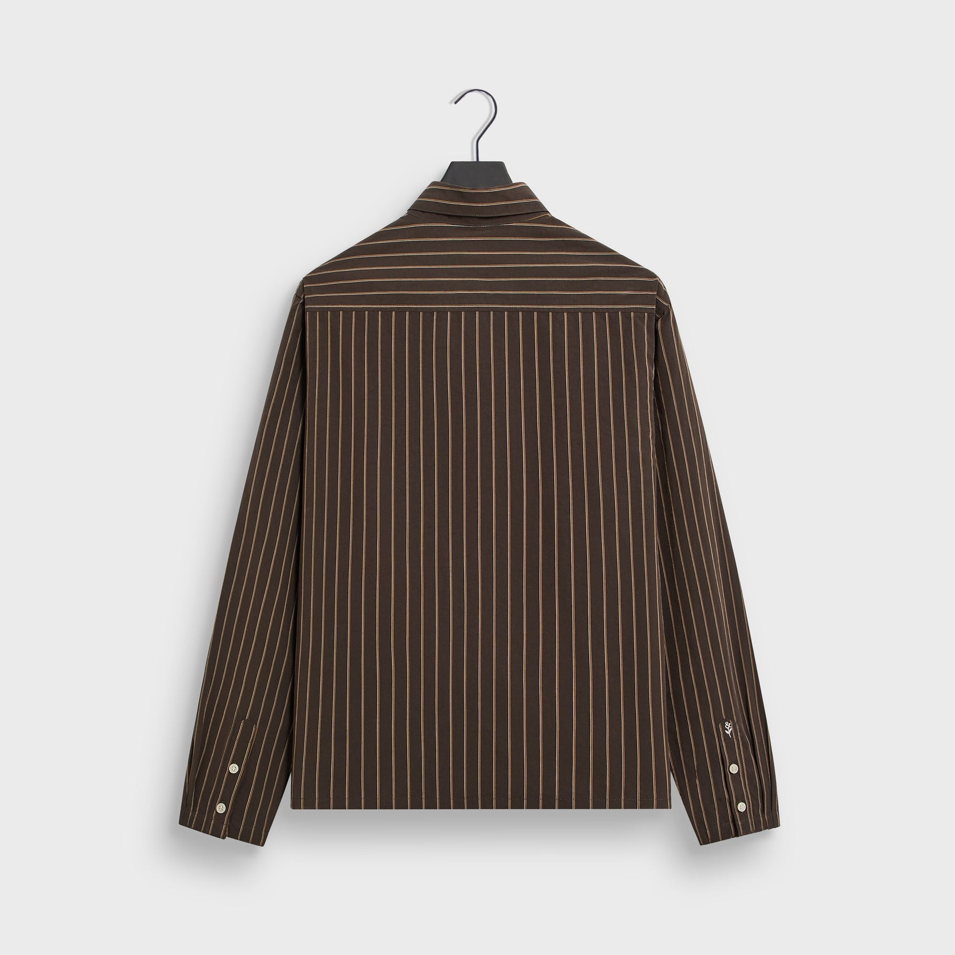 &Kin Striped Poplin Nico Shirt - Derby