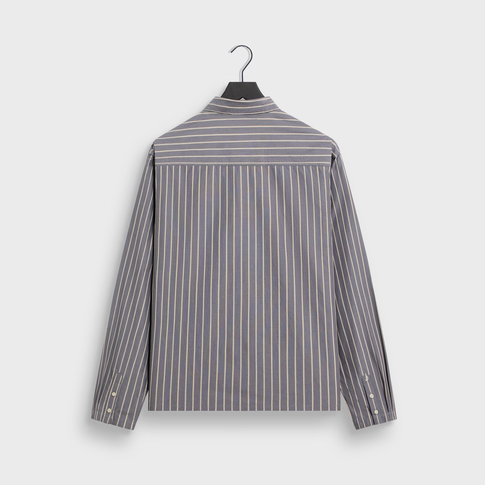 &Kin Striped Poplin Nico Shirt - Chasm