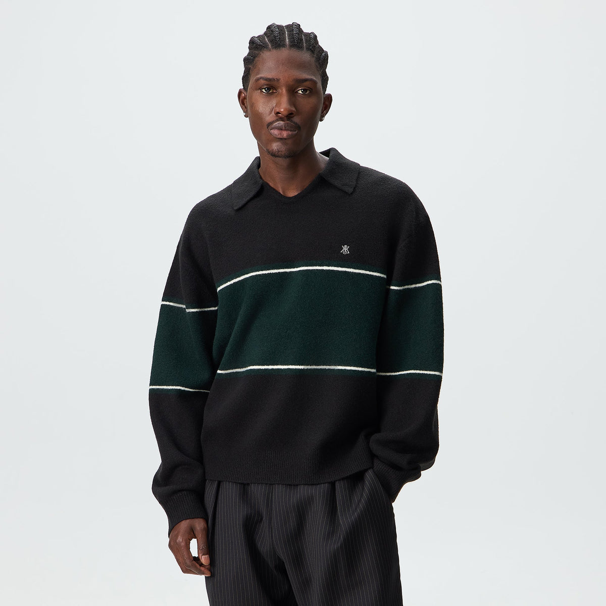 Kith Boucle Ulysses Sweater - Black