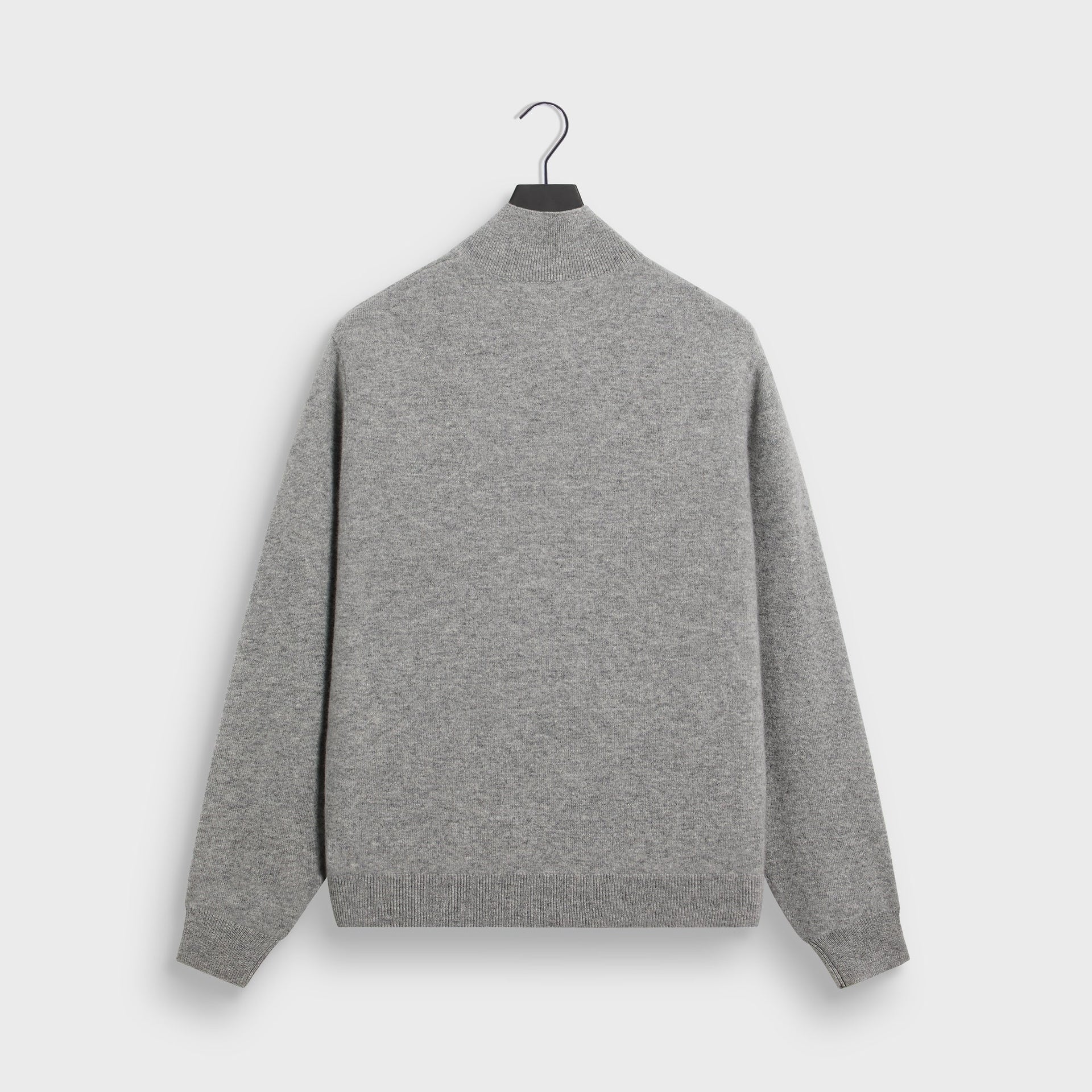 &Kin Cashmere Cyrus Turtleneck - Mid Heather Grey