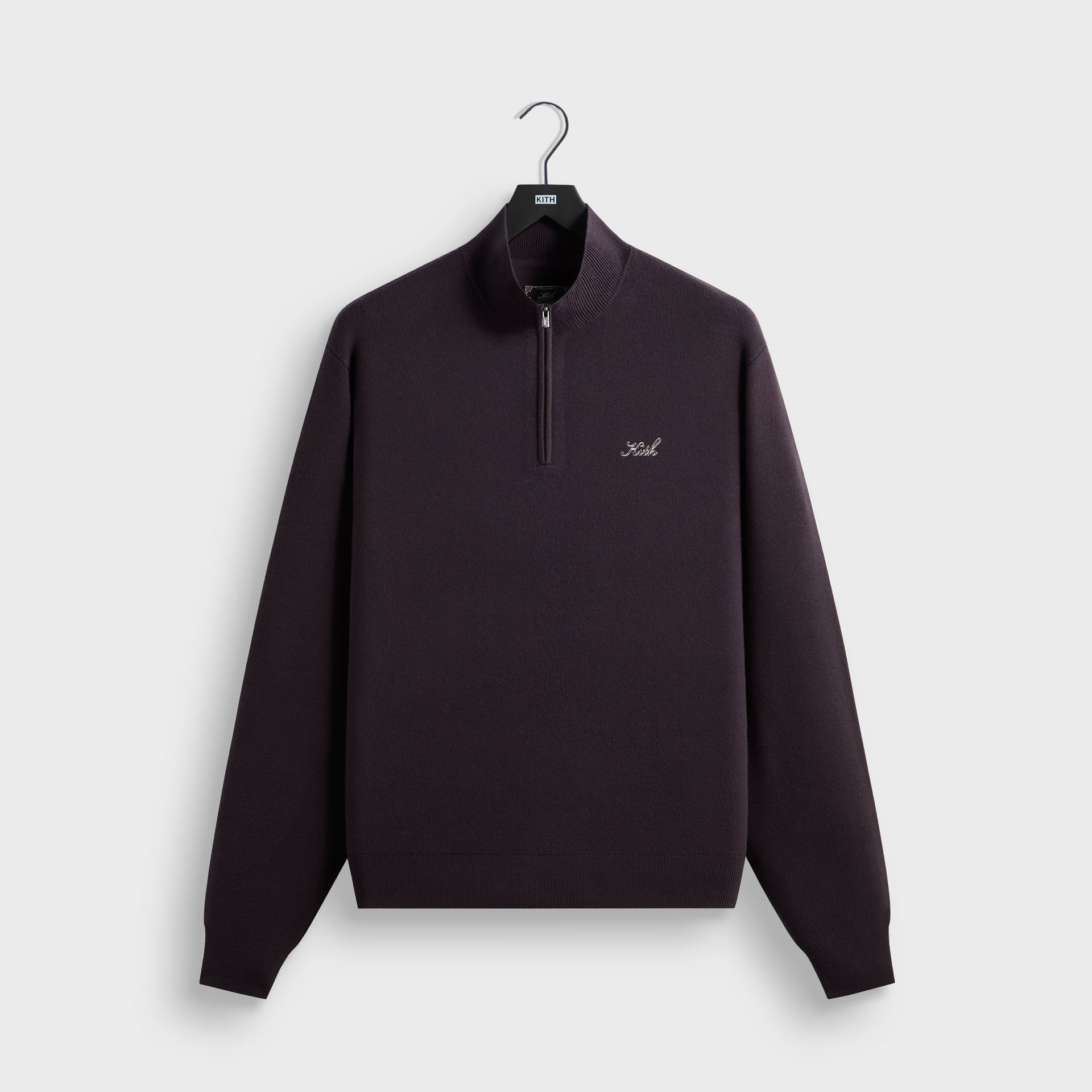 Kith Harmon Quarter Zip Mock Neck - Carbon